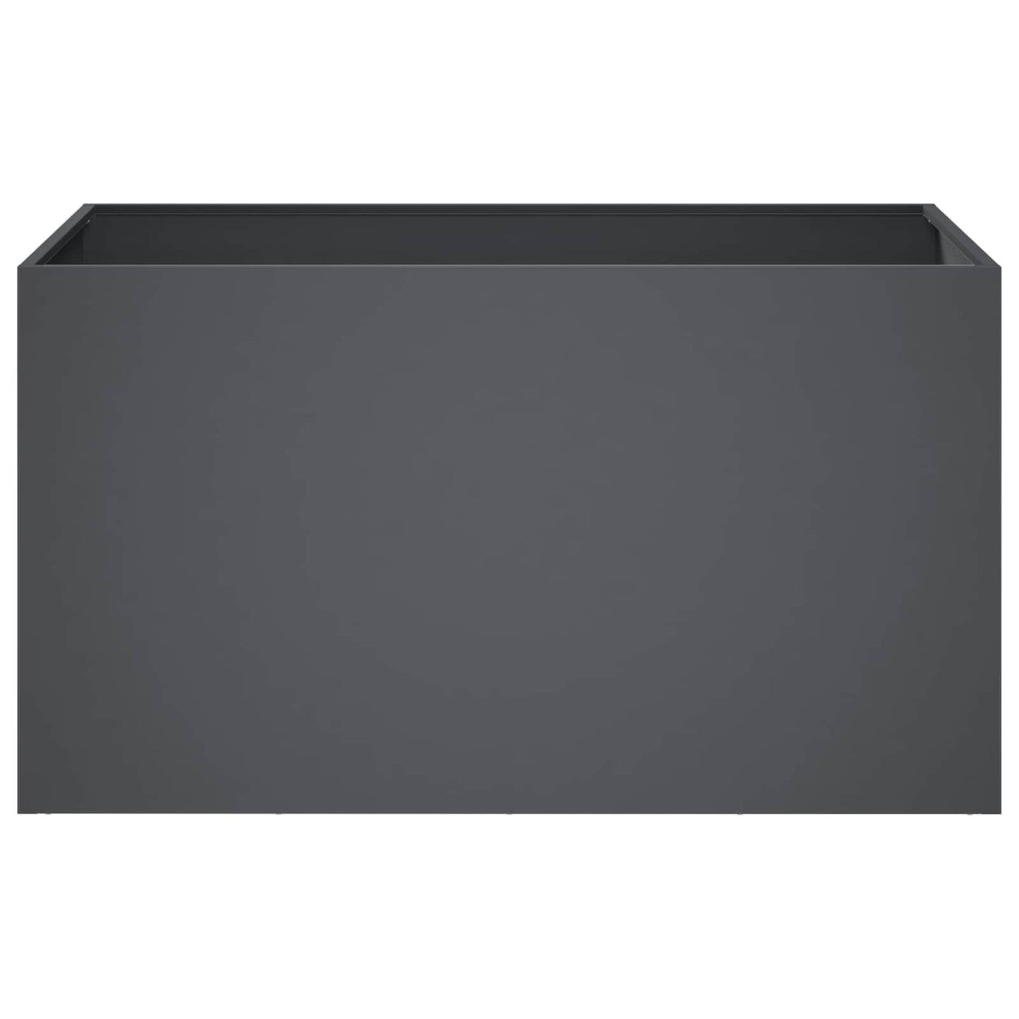 vidaXL Γλάστρα Κήπου Ανθρακί 100 x 50 x 50 cm Ψυχρής έλασης χάλυβας