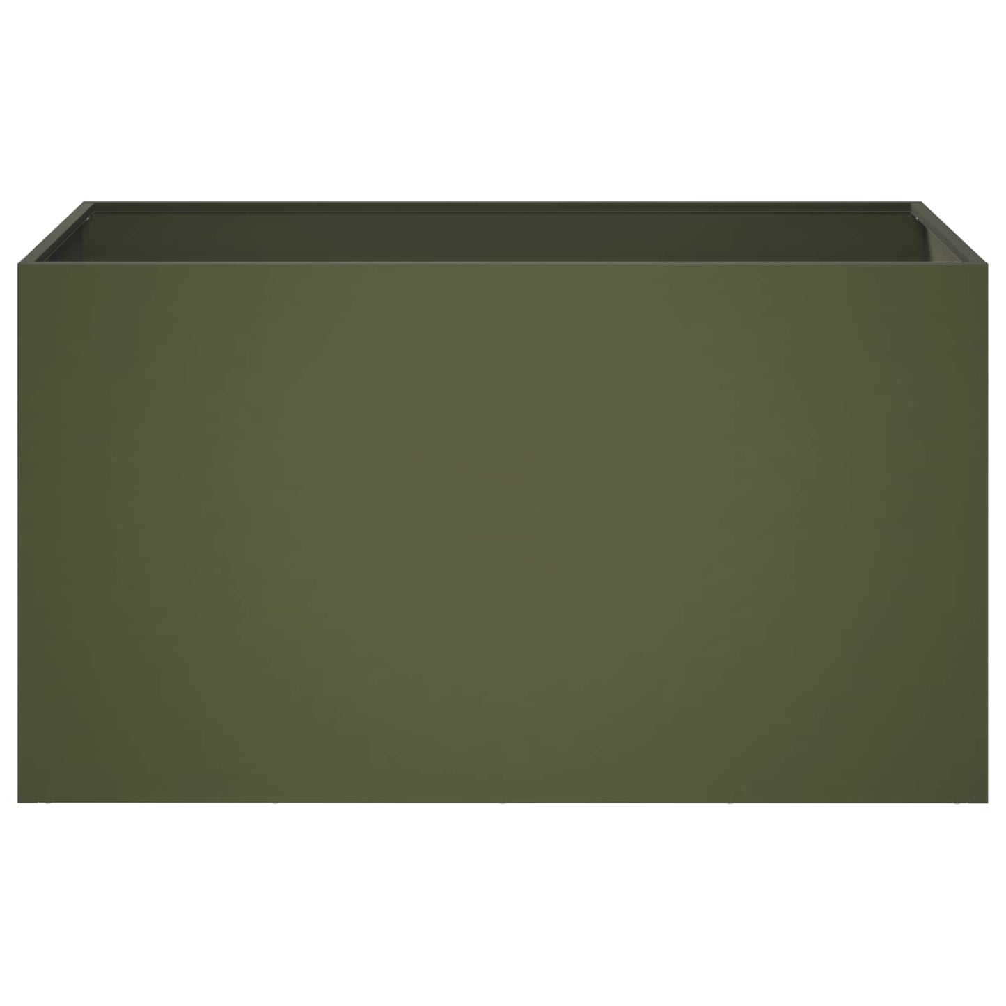 vidaXL Γλάστρα Κήπου 2 τμχ. Λαδί 100 x 50 x 50 cm