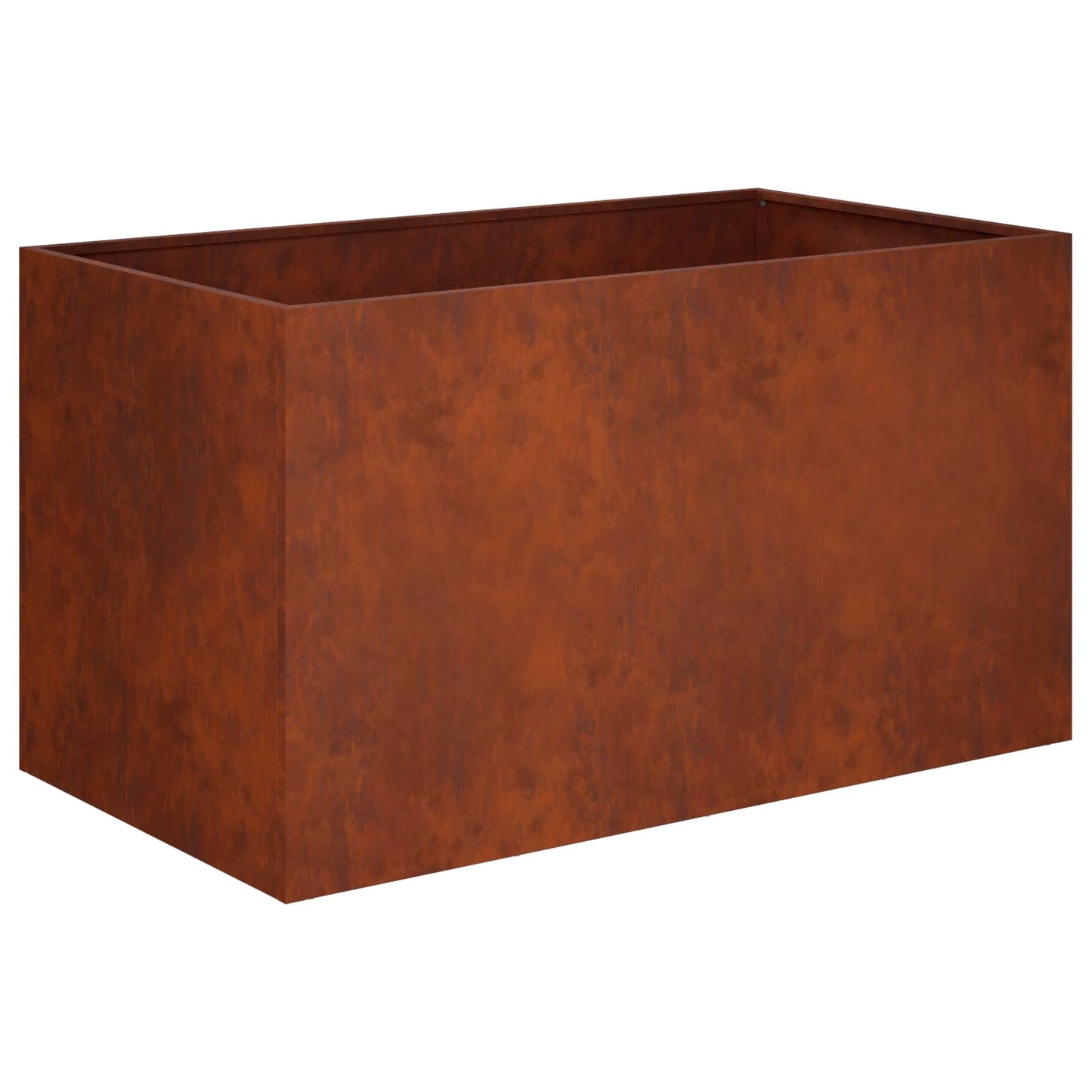 vidaXL Γλάστρα Κήπου 2 τμχ. Σκ rusty 100 x 50 x 50 cm