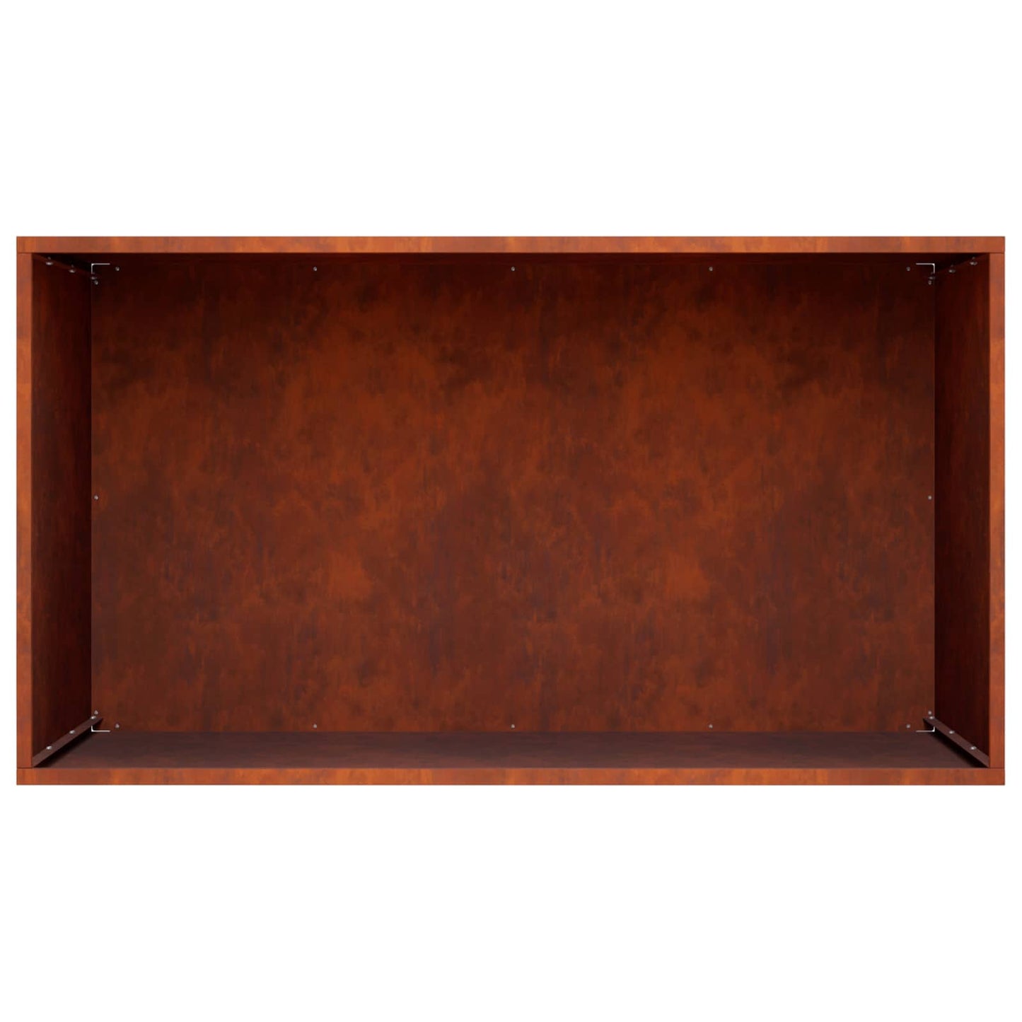 vidaXL Γλάστρα Κήπου 2 τμχ. Σκ rusty 100 x 50 x 50 cm