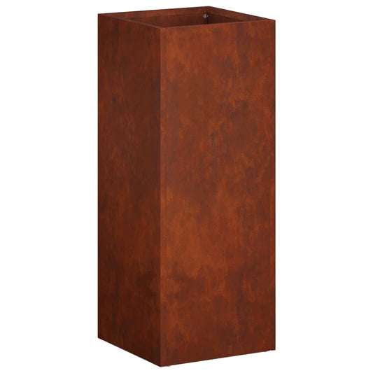 vidaXL Γλάστρα Κήπου Σκ rusty 20 x 20 x 50 εκ.