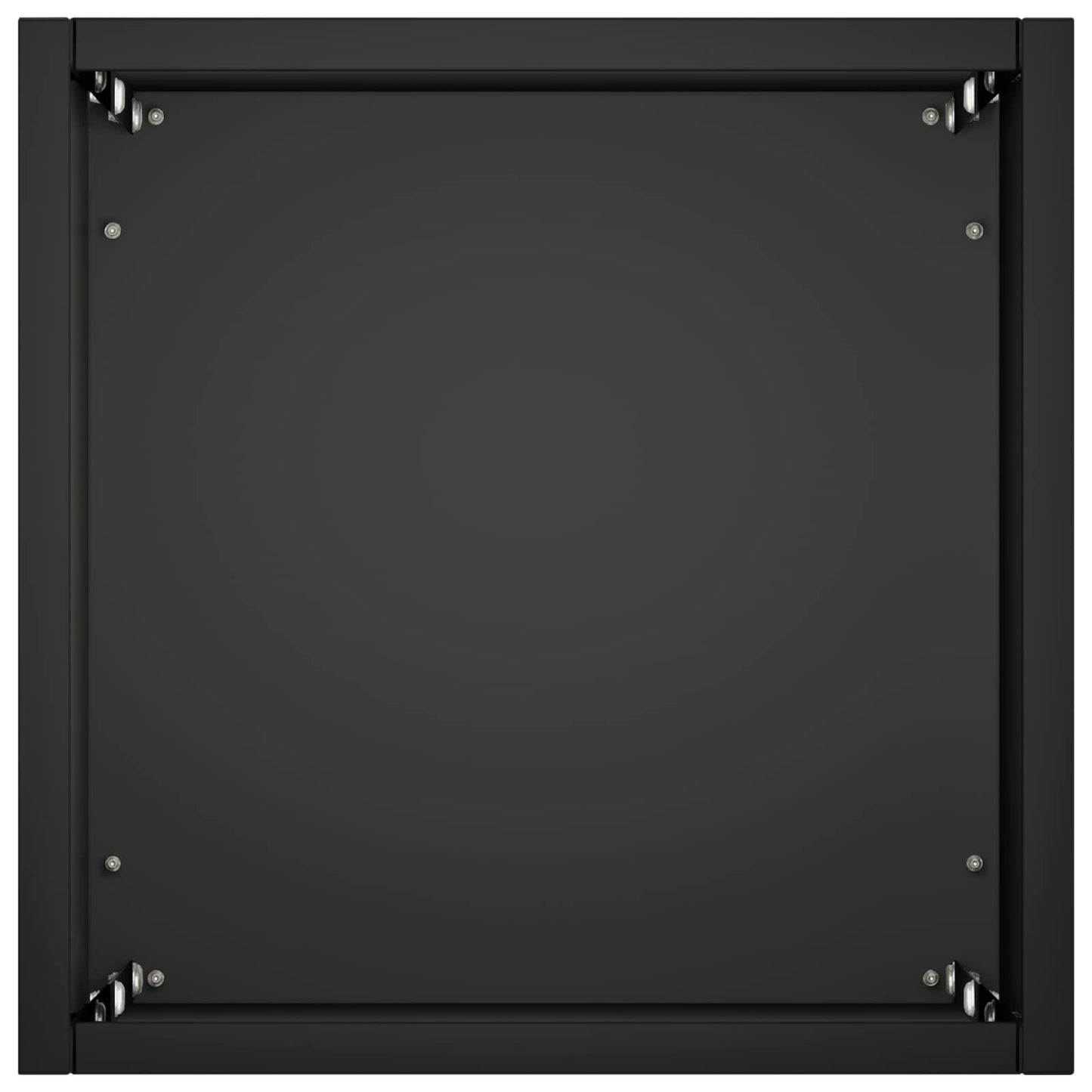 vidaXL Γλάστρα Κήπου 2 τμχ. Μαύρο 20 x 20 x 75 εκ.