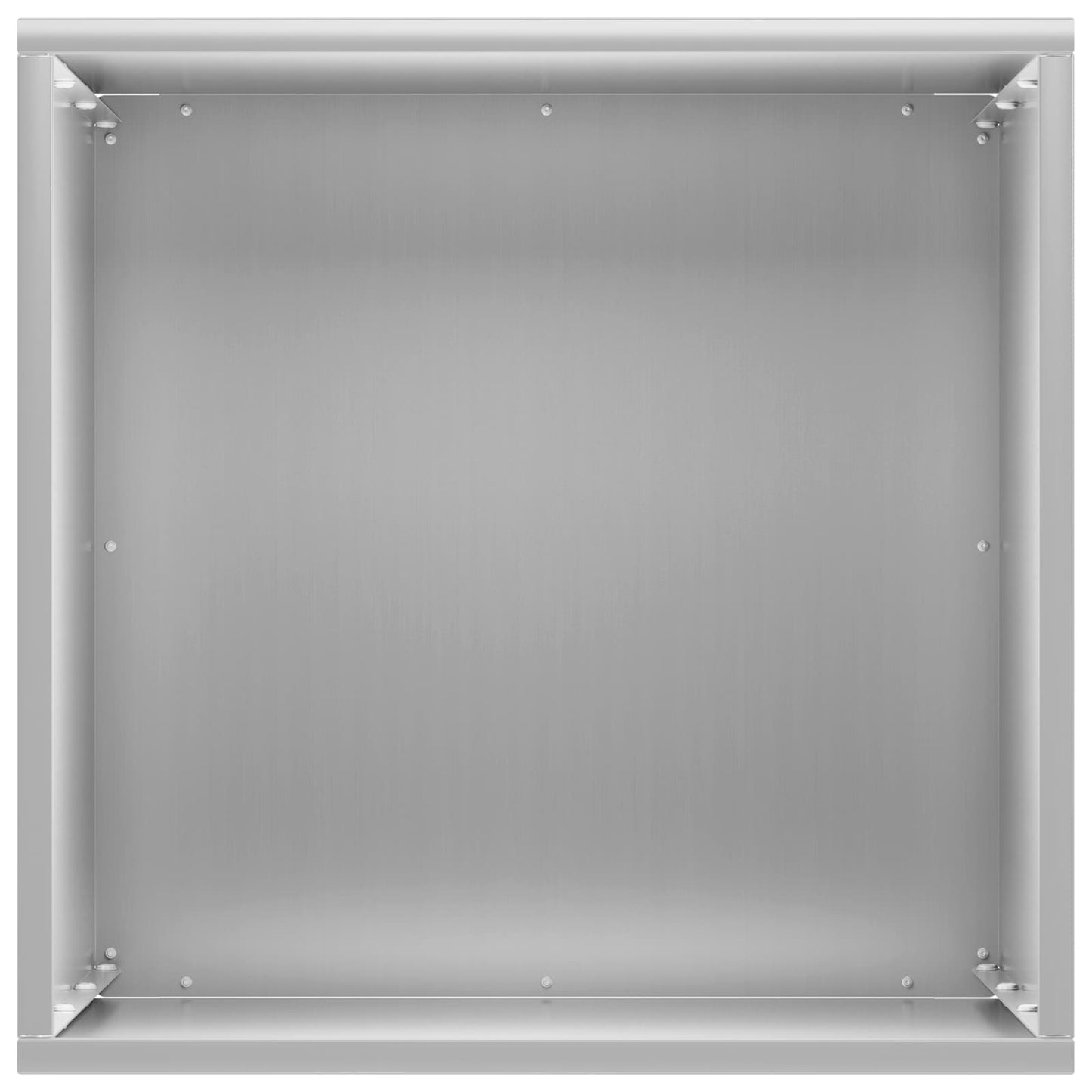 vidaXL Γλάστρα Κήπου Ασημί 40 x 40 x 50 cm Γαλβανισμένος Χάλυβας