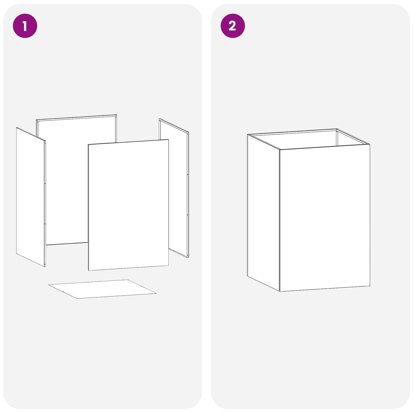 vidaXL Γλάστρα Κήπου Μαύρο 40 x 40 x 75 cm Ψυχρής έλασης χάλυβας