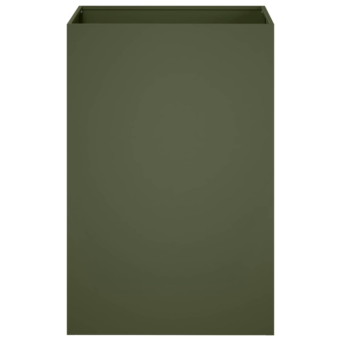 vidaXL Γλάστρα Κήπου Λαδί 40 x 40 x 75 cm Ψυχρής έλασης χάλυβας