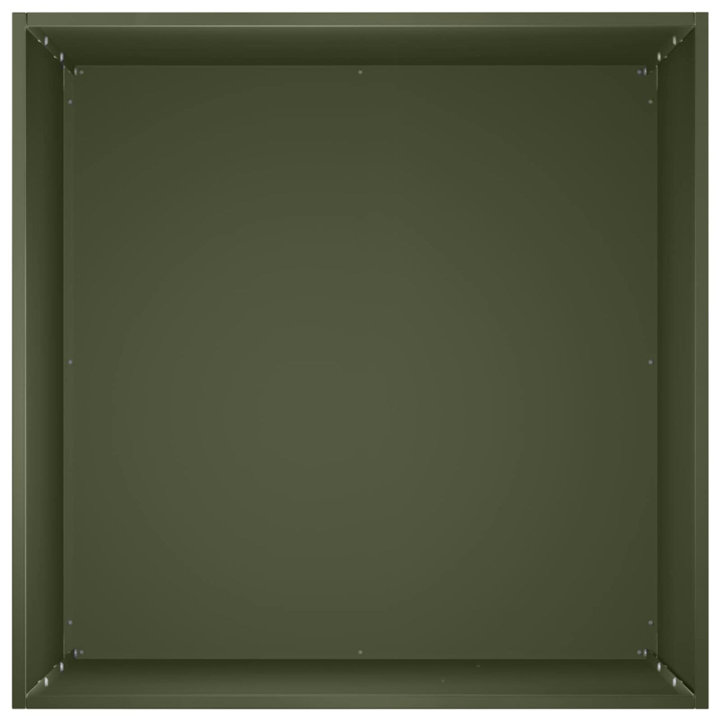 vidaXL Γλάστρα Κήπου Λαδί 40 x 40 x 75 cm Ψυχρής έλασης χάλυβας