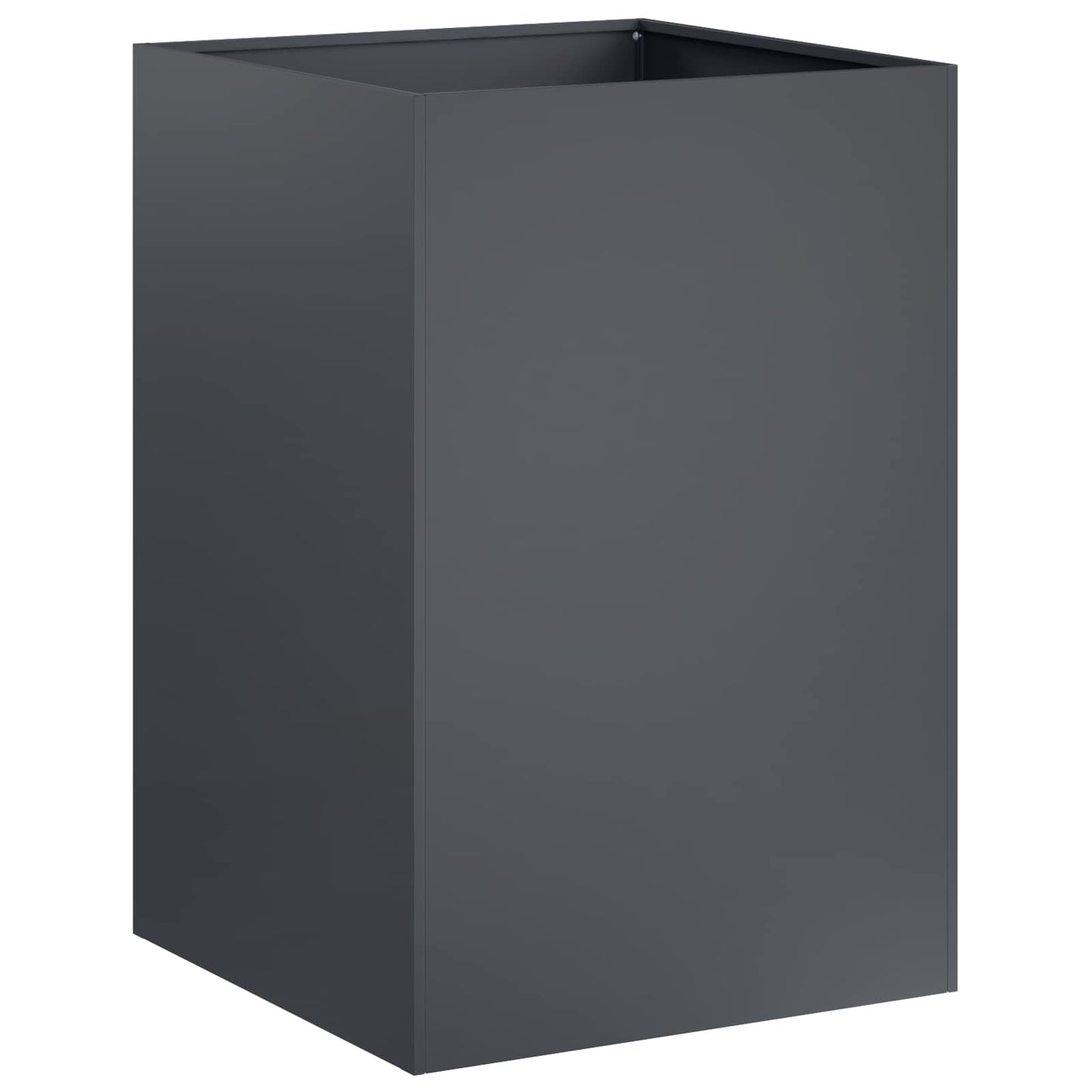 vidaXL Γλάστρα Κήπου Ανθρακί 50 x 50 x 75 cm Ψυχρής έλασης χάλυβας