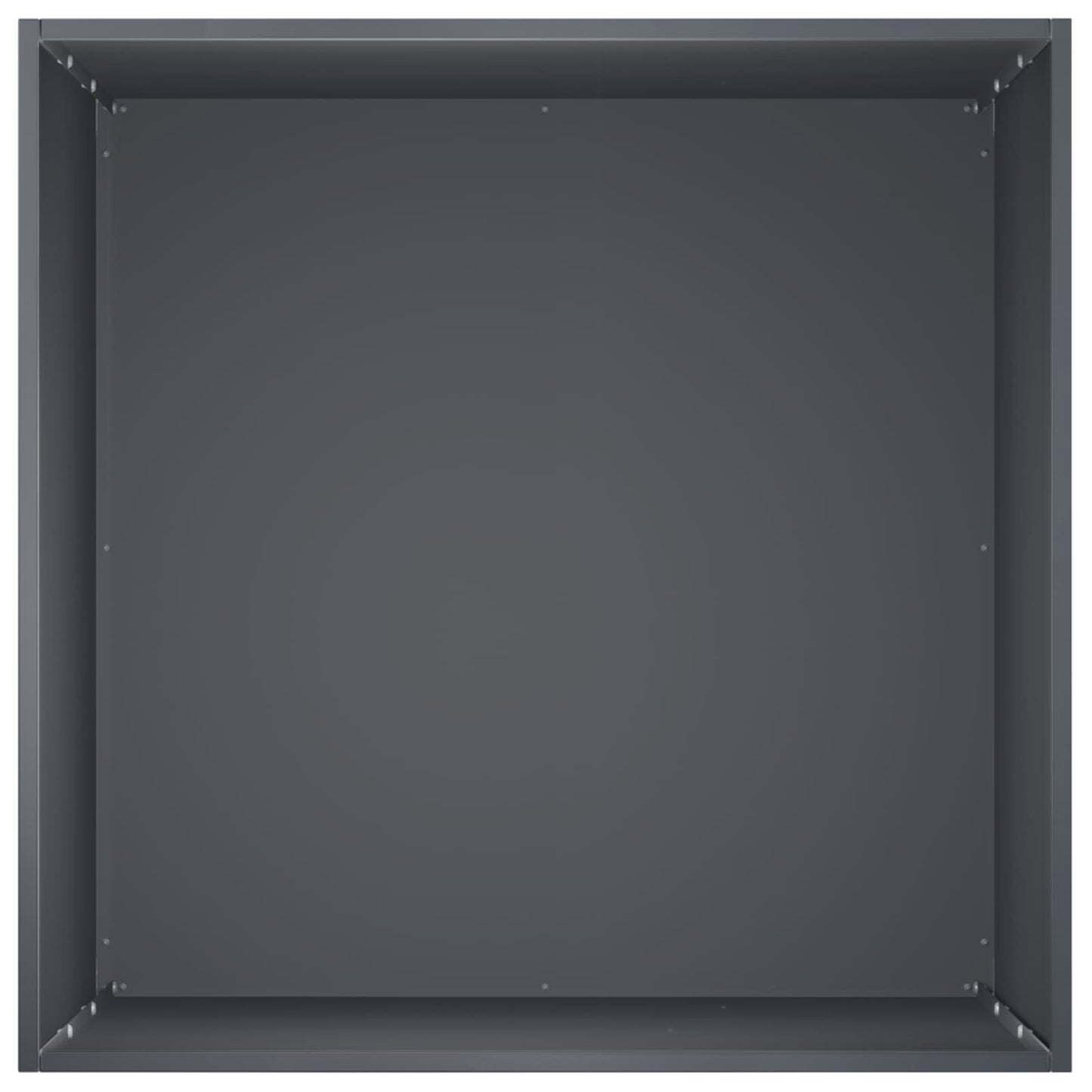 vidaXL Γλάστρα Κήπου Ανθρακί 50 x 50 x 75 cm Ψυχρής έλασης χάλυβας