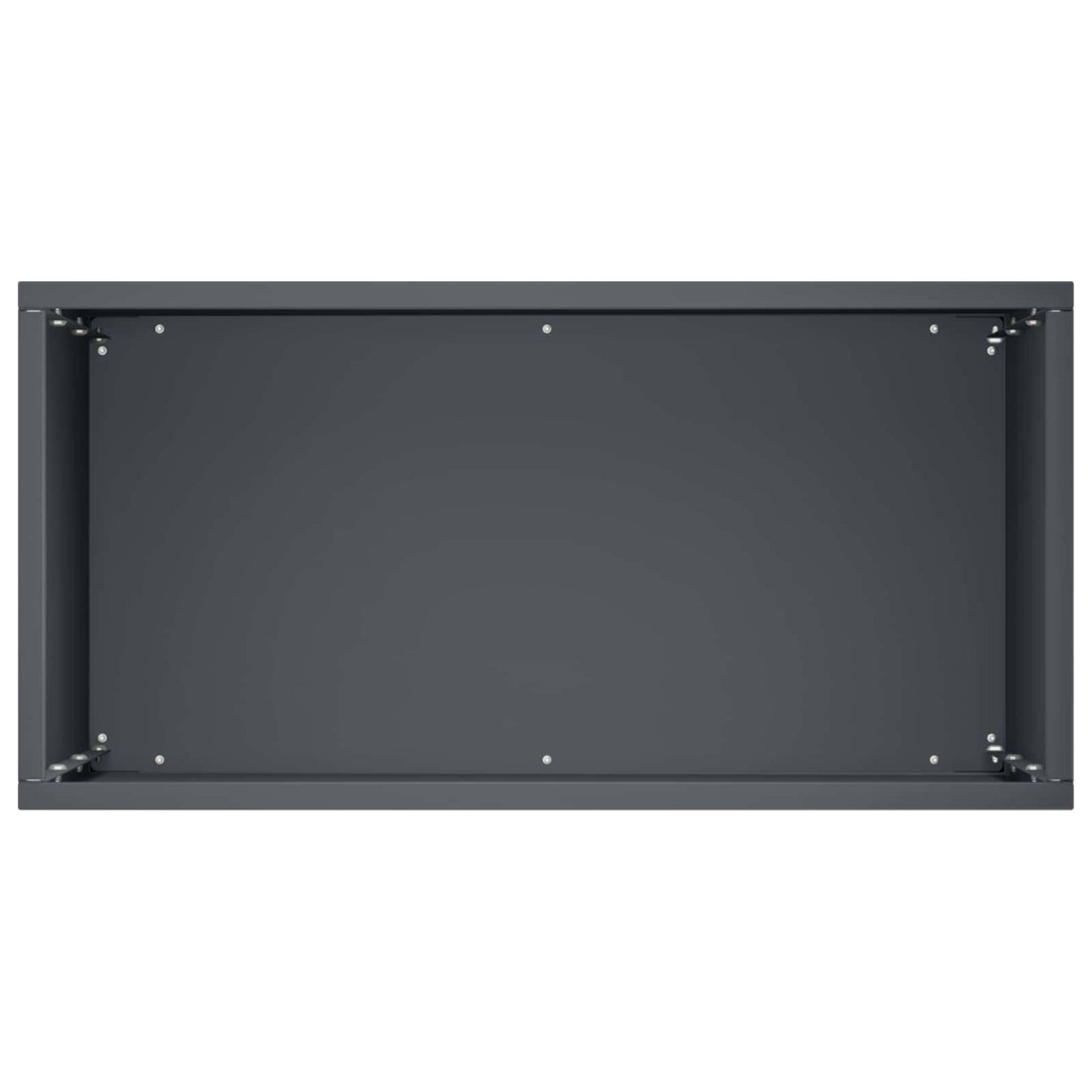 vidaXL Γλάστρα Κήπου 2 τμχ. Ανθρακί 40 x 20 x 40 εκ