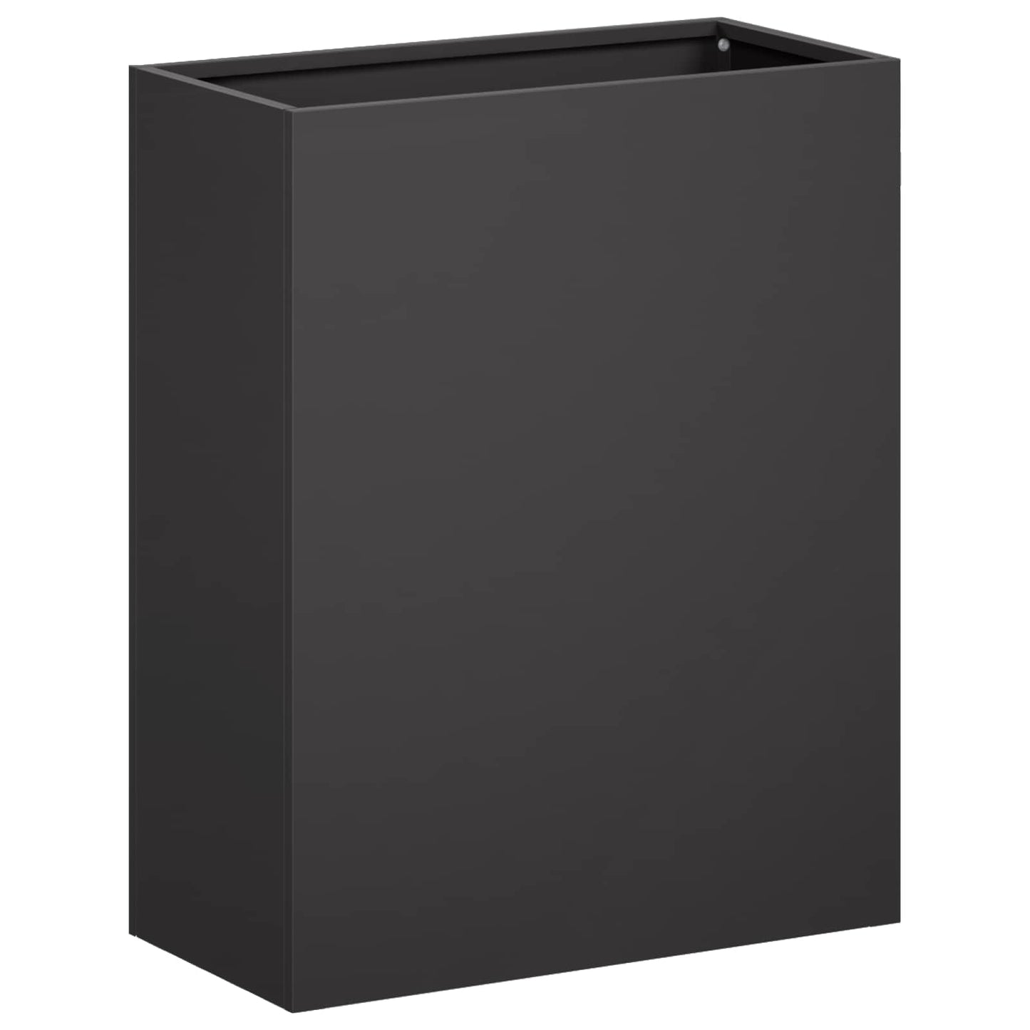 vidaXL Γλάστρα Κήπου 2 τμχ. Μαύρο 40 x 20 x 50 εκ