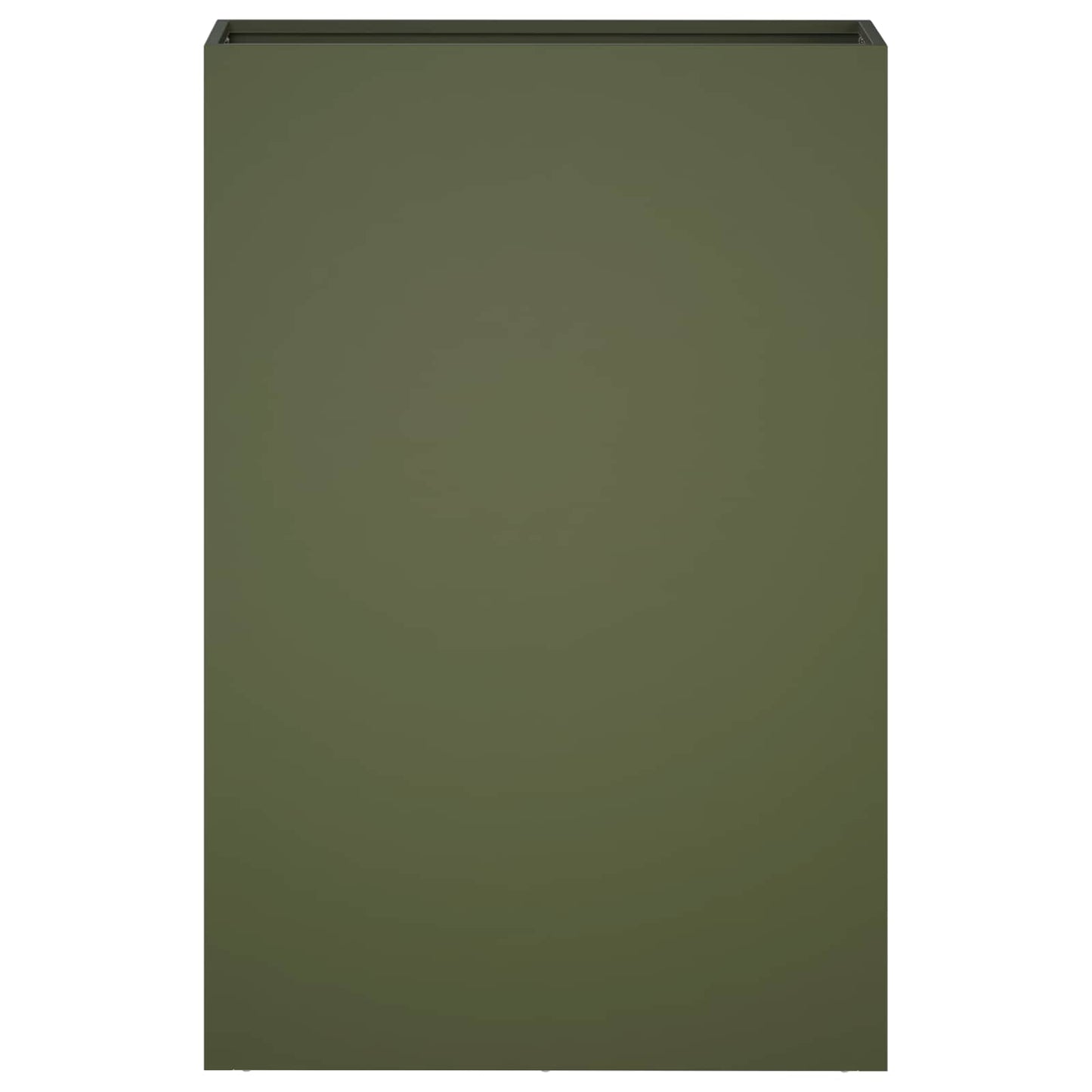 vidaXL Γλάστρα Κήπου Λαδί 40 x 20 x 75 εκ. Ψυχρής έλασης χάλυβας