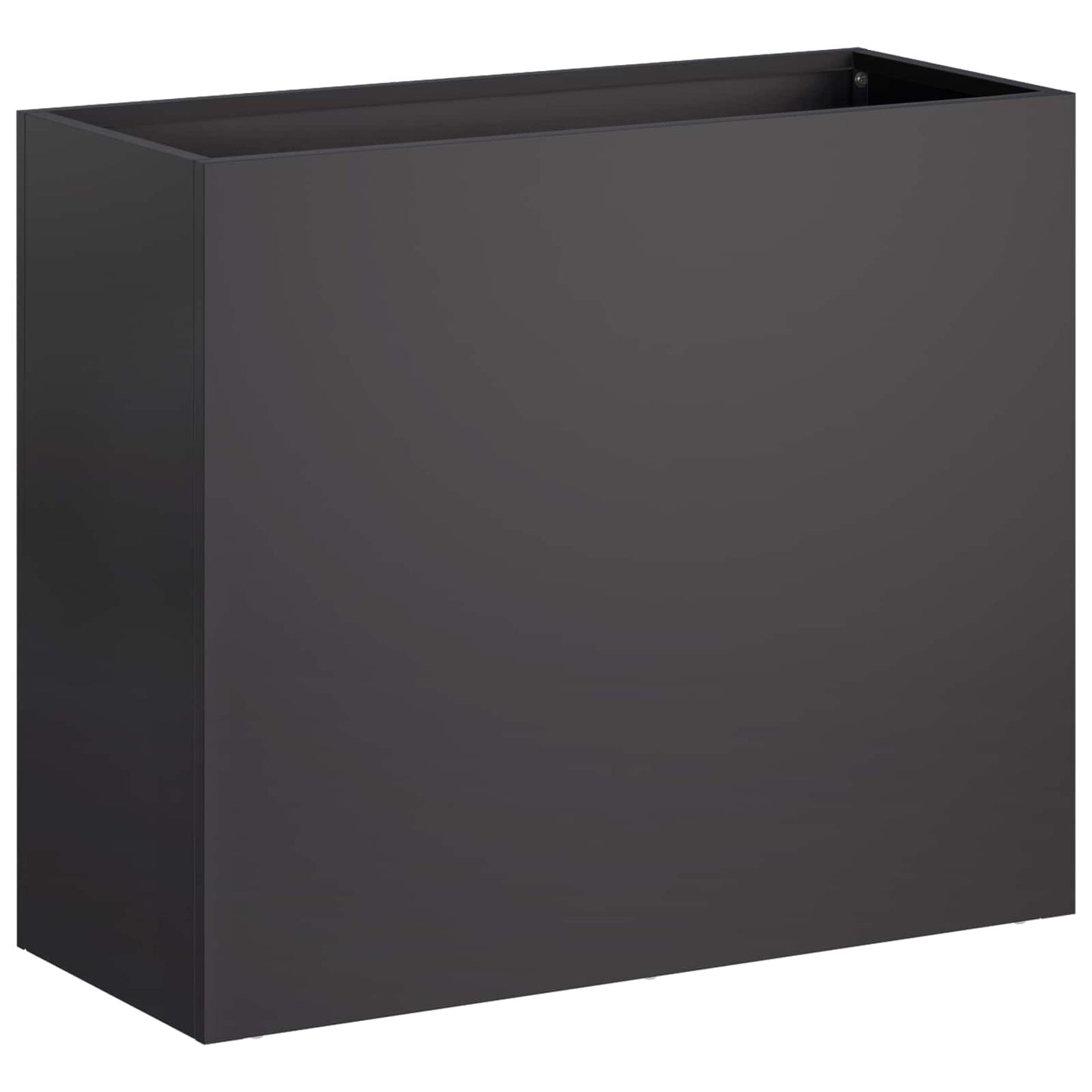 vidaXL Γλάστρα Κήπου 2 τμχ. Μαύρο 50 x 20 x 40 εκ.