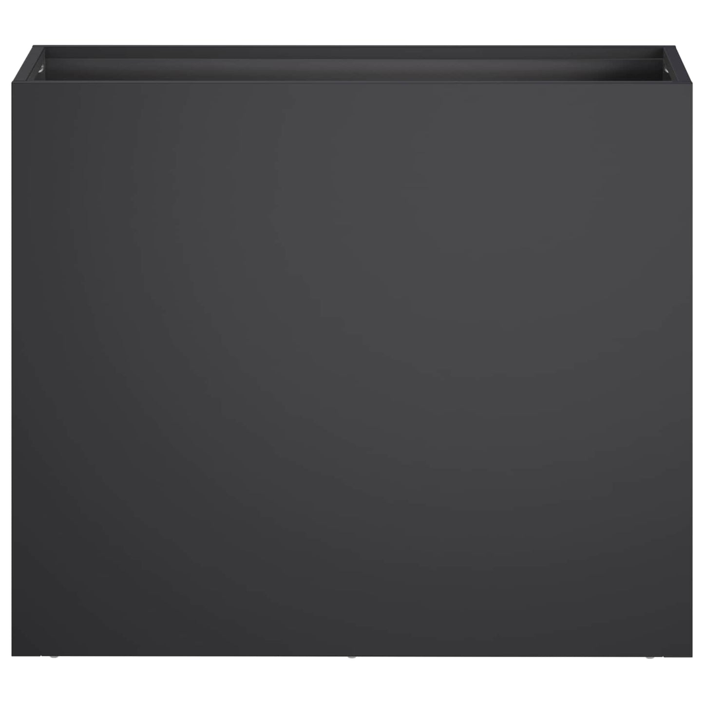 vidaXL Γλάστρα Κήπου 2 τμχ. Μαύρο 50 x 20 x 40 εκ.
