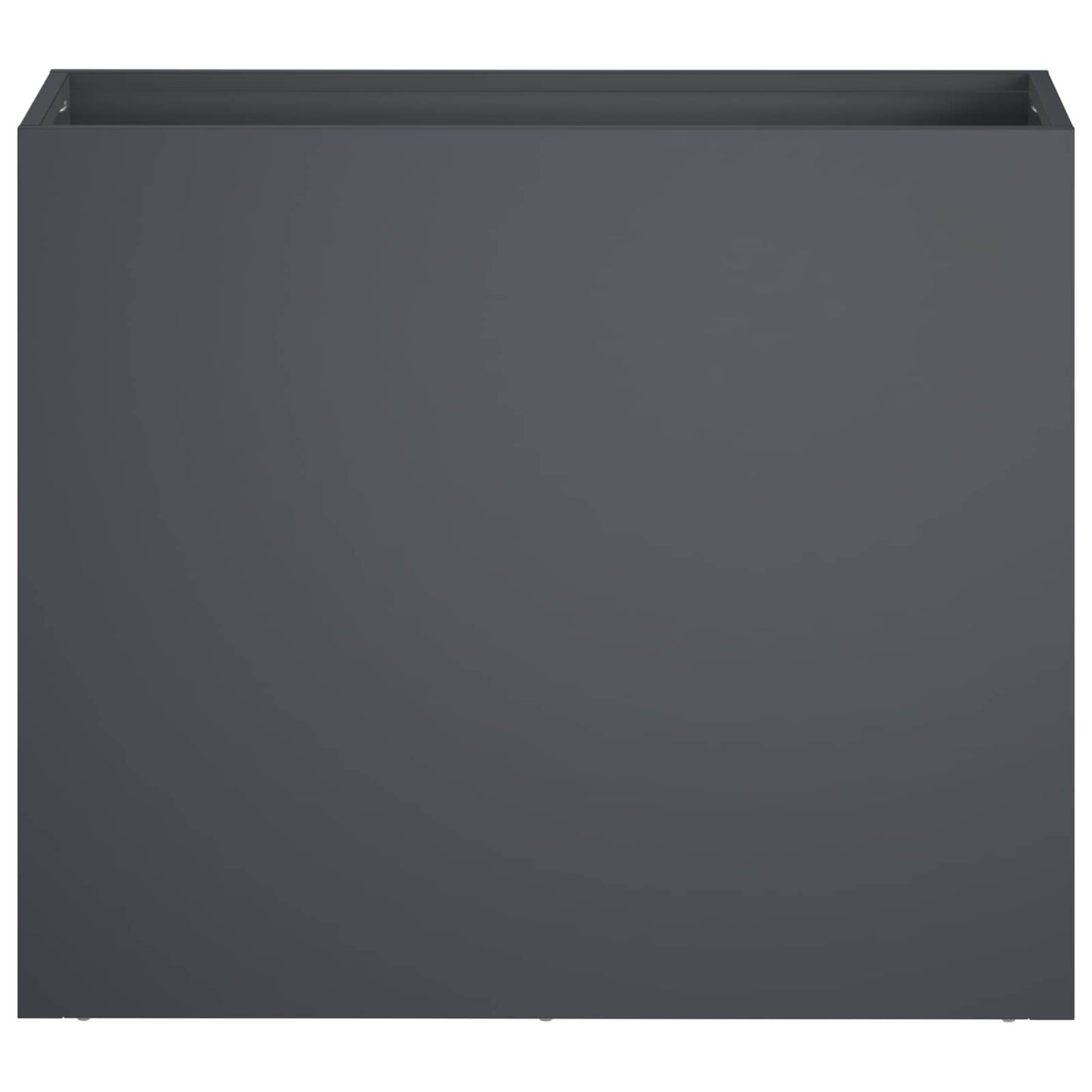 vidaXL Γλάστρα Κήπου 2 τμχ. Ανθρακί 50 x 20 x 40 εκ.