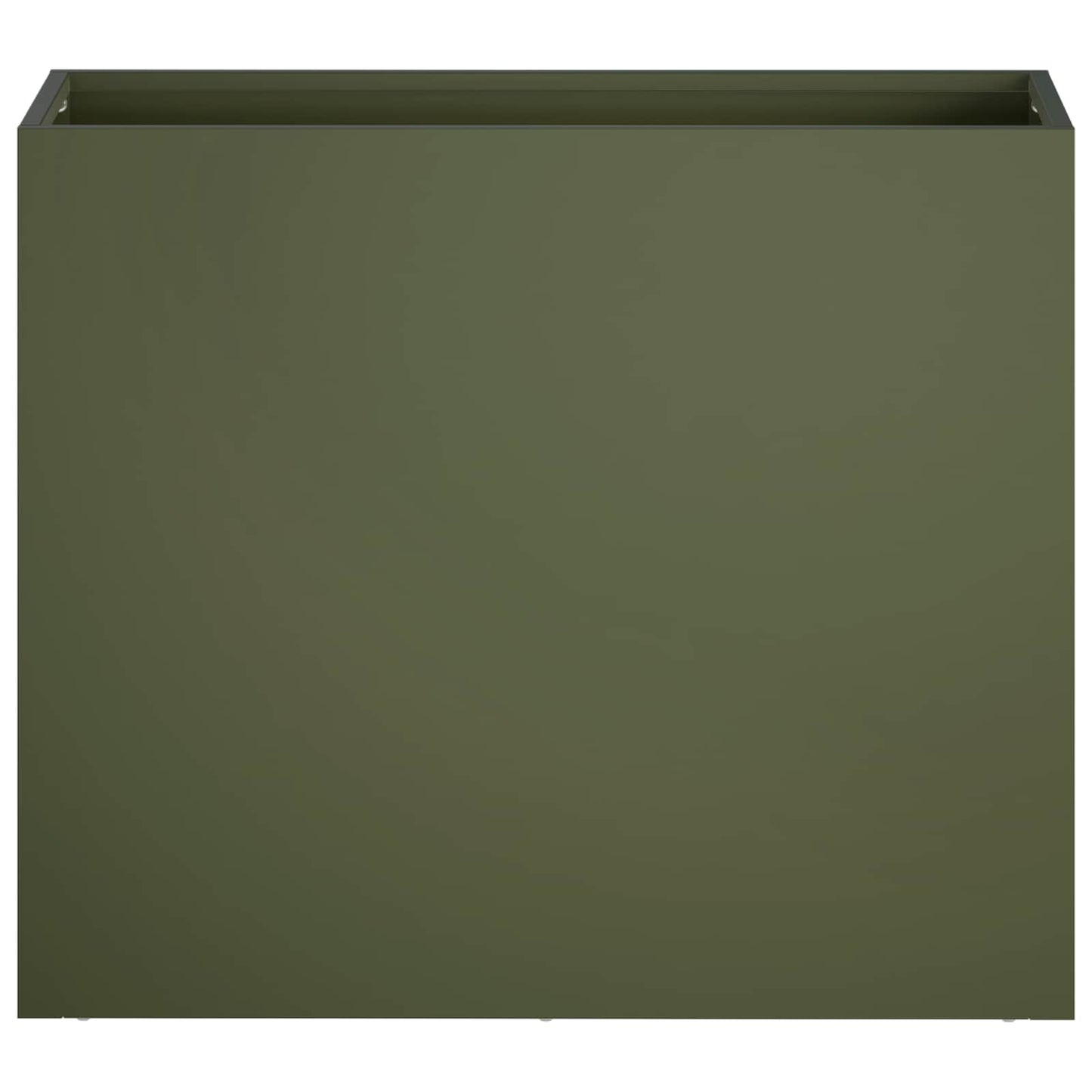 vidaXL Γλάστρα Κήπου Λαδί 50 x 20 x 40 εκ. Ψυχρής έλασης χάλυβας