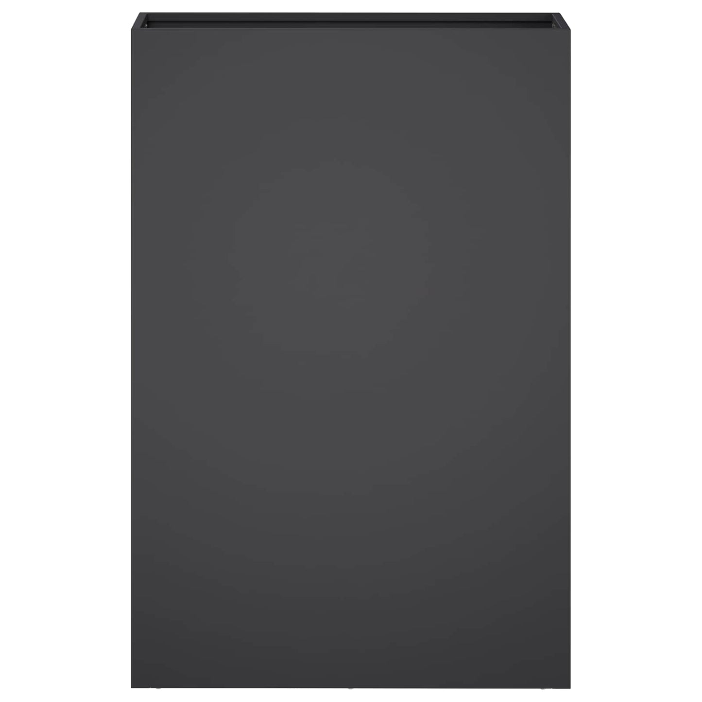 vidaXL Γλάστρα Κήπου 2 τμχ. Μαύρο 50 x 20 x 75 εκ.
