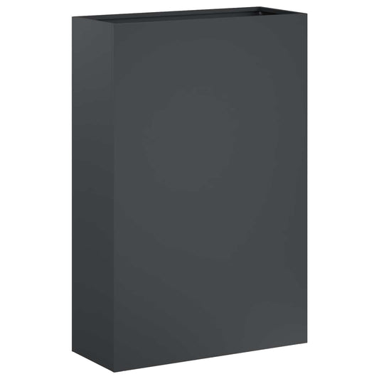 vidaXL Γλάστρα Κήπου Ανθρακί 50 x 20 x 75 εκ. Ψυχρής έλασης χάλυβας