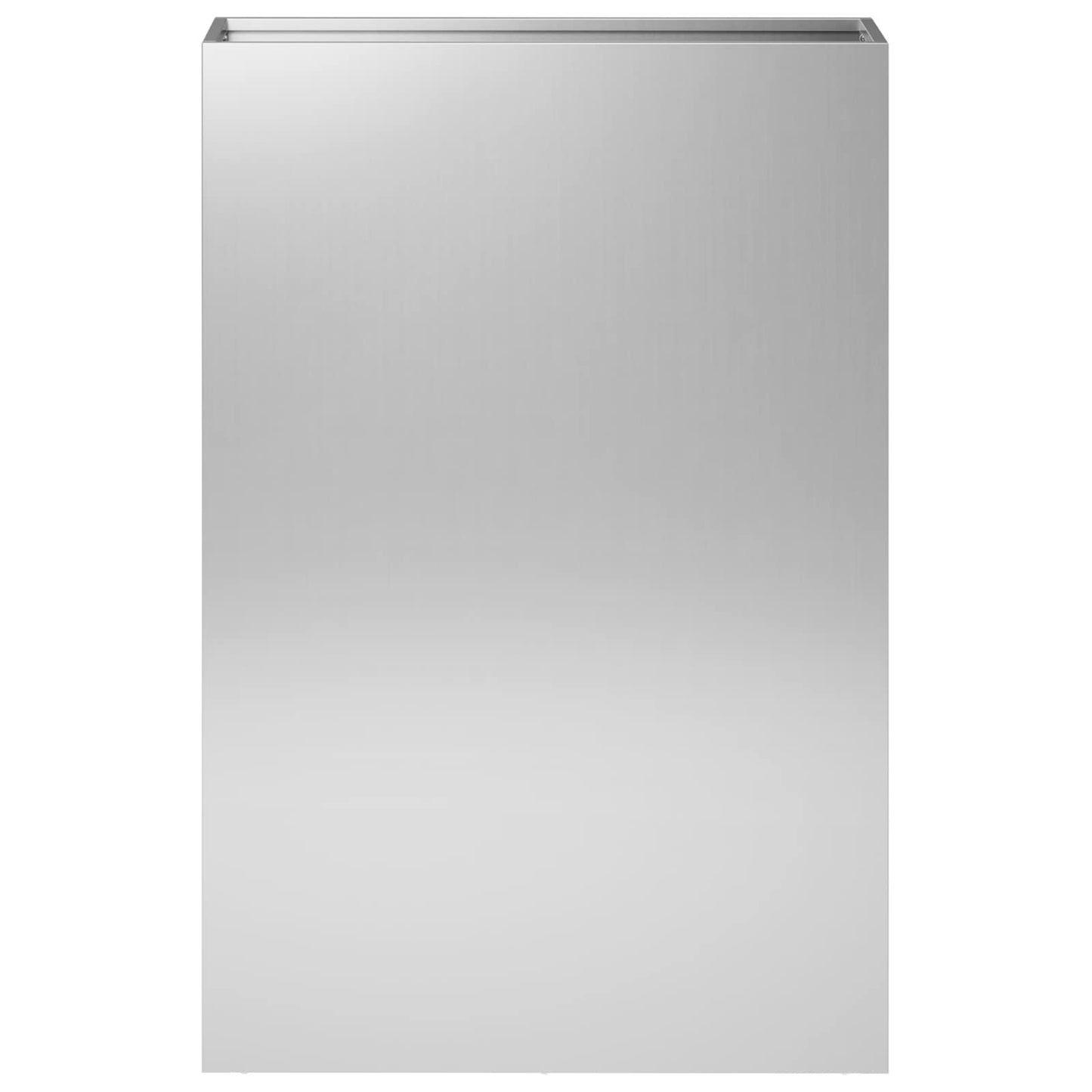 vidaXL Γλάστρα Κήπου 2 τμχ. Ασημί 50 x 20 x 75 εκ.