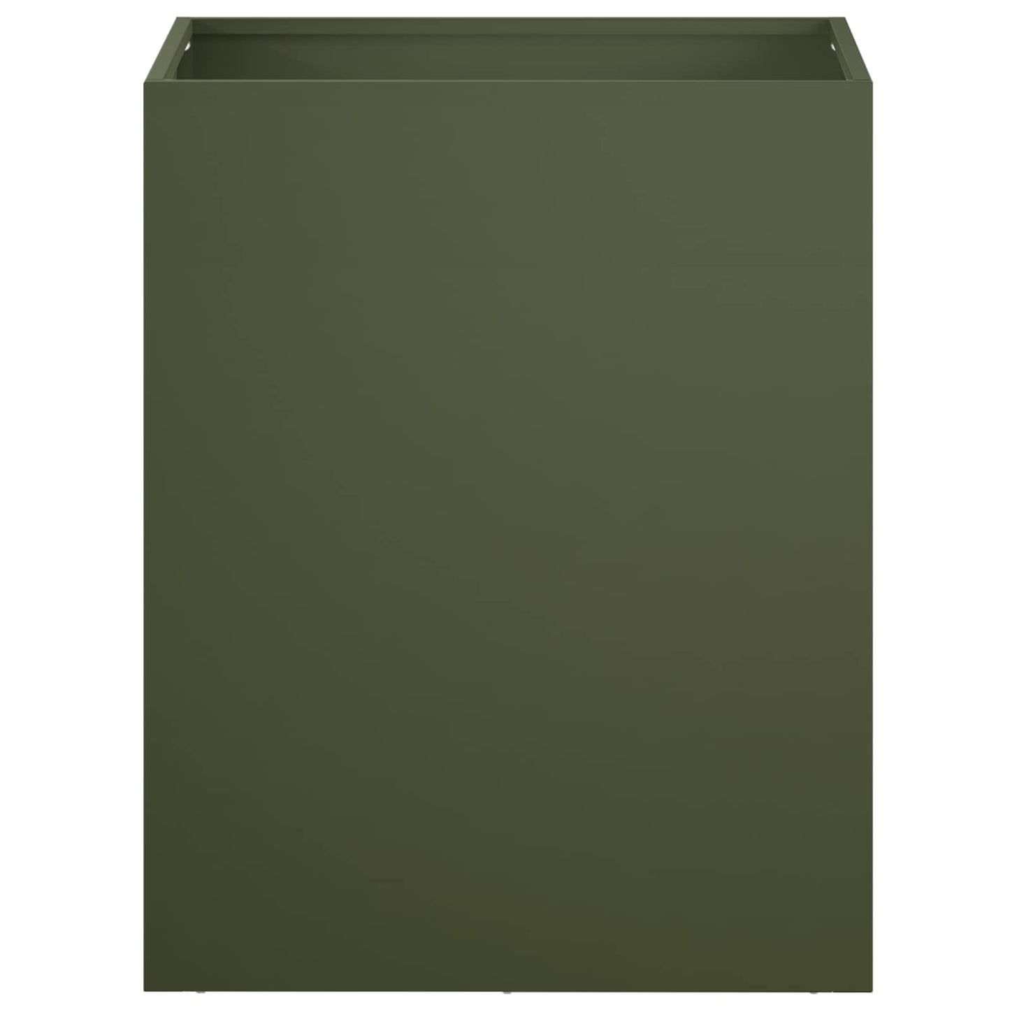 vidaXL Γλάστρα Κήπου Λαδί 40 x 30 x 40 εκ Ψυχρής έλασης χάλυβας