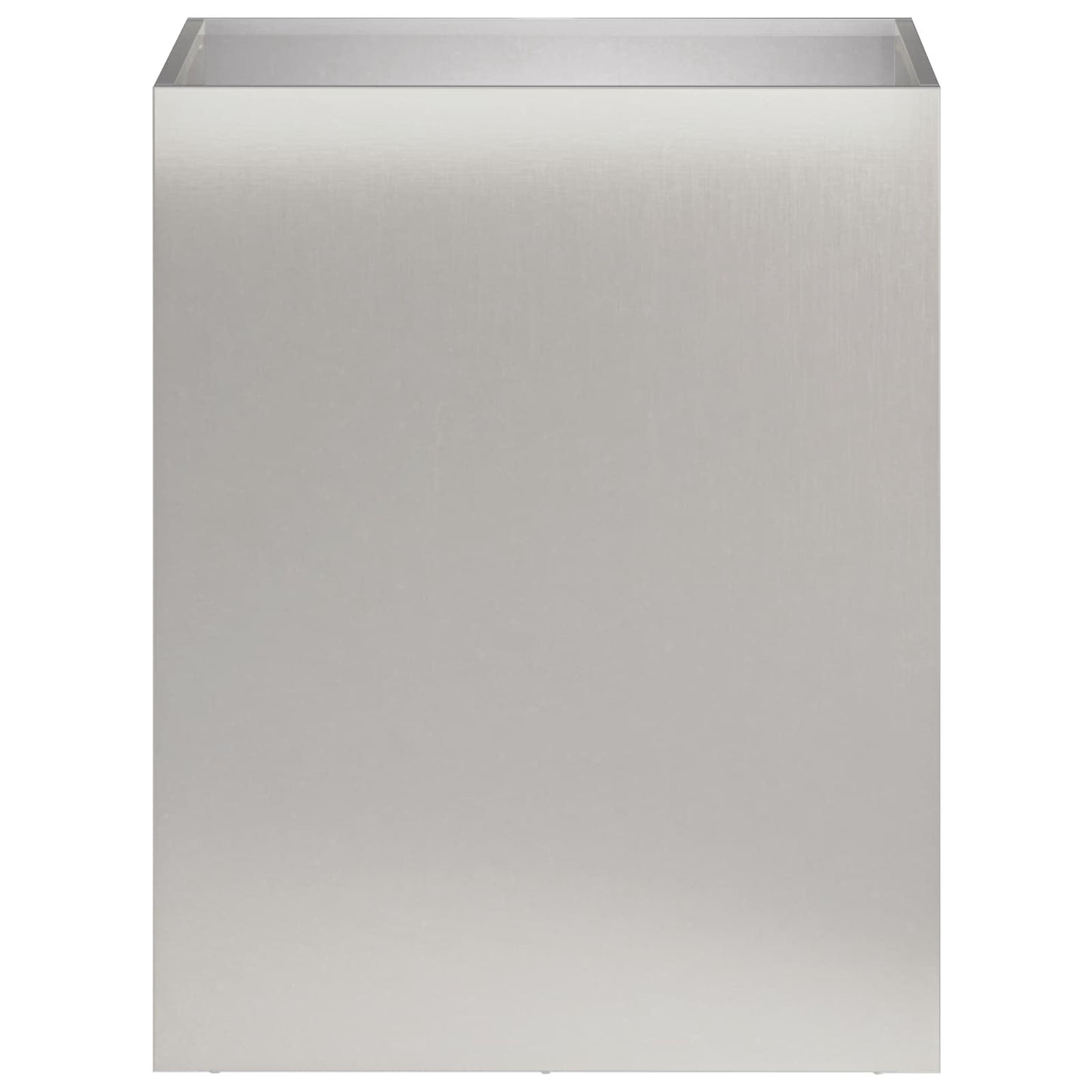 vidaXL Γλάστρα Κήπου Ασημί 40 x 30 x 50 cm Ανοξείδωτο Ατσάλι