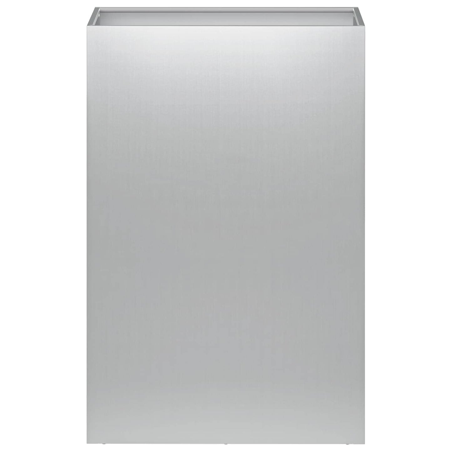 vidaXL Γλάστρα Κήπου Ασημί 40 x 30 x 75 cm Γαλβανισμένος Χάλυβας