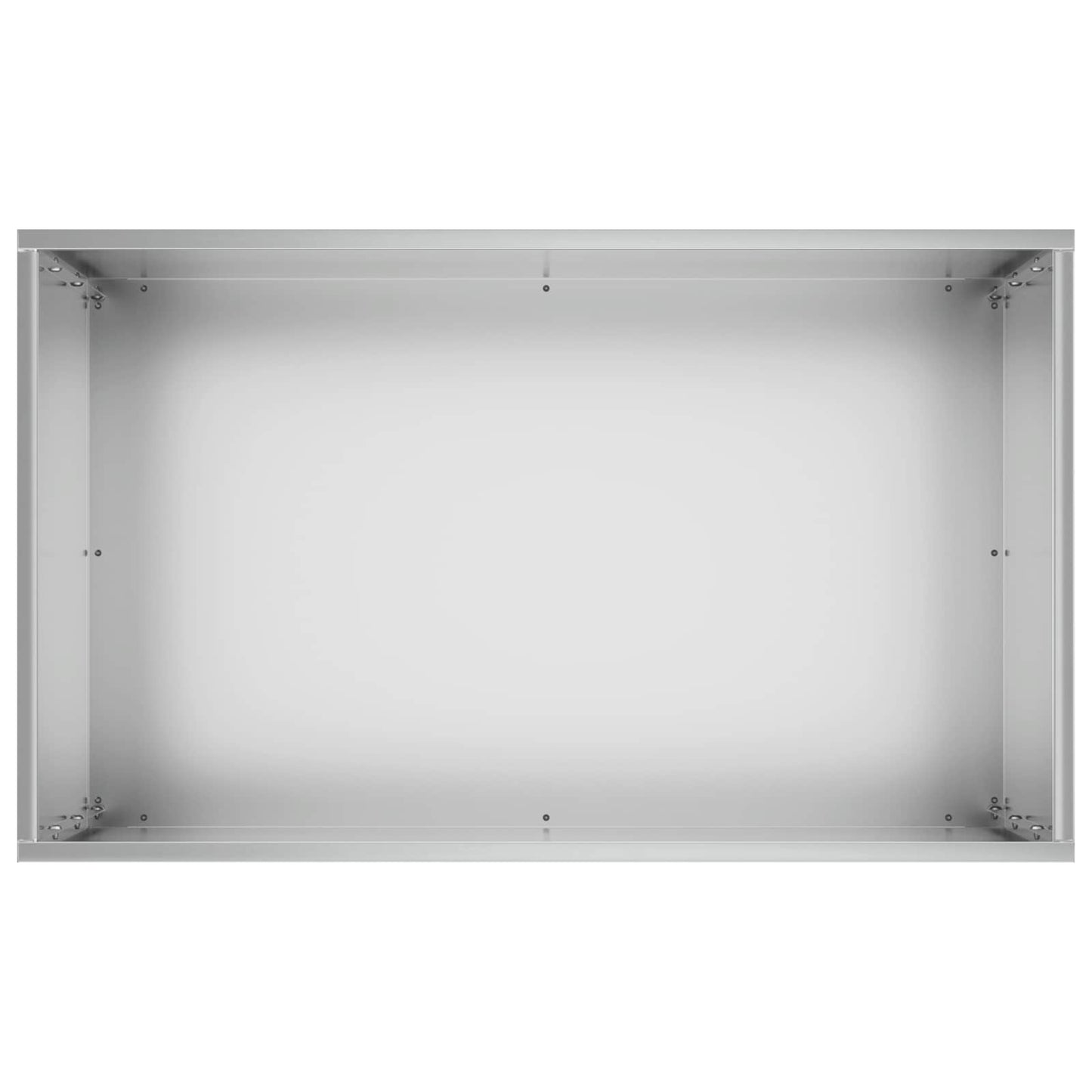 vidaXL Γλάστρα Κήπου Ασημί 40 x 30 x 75 cm Γαλβανισμένος Χάλυβας