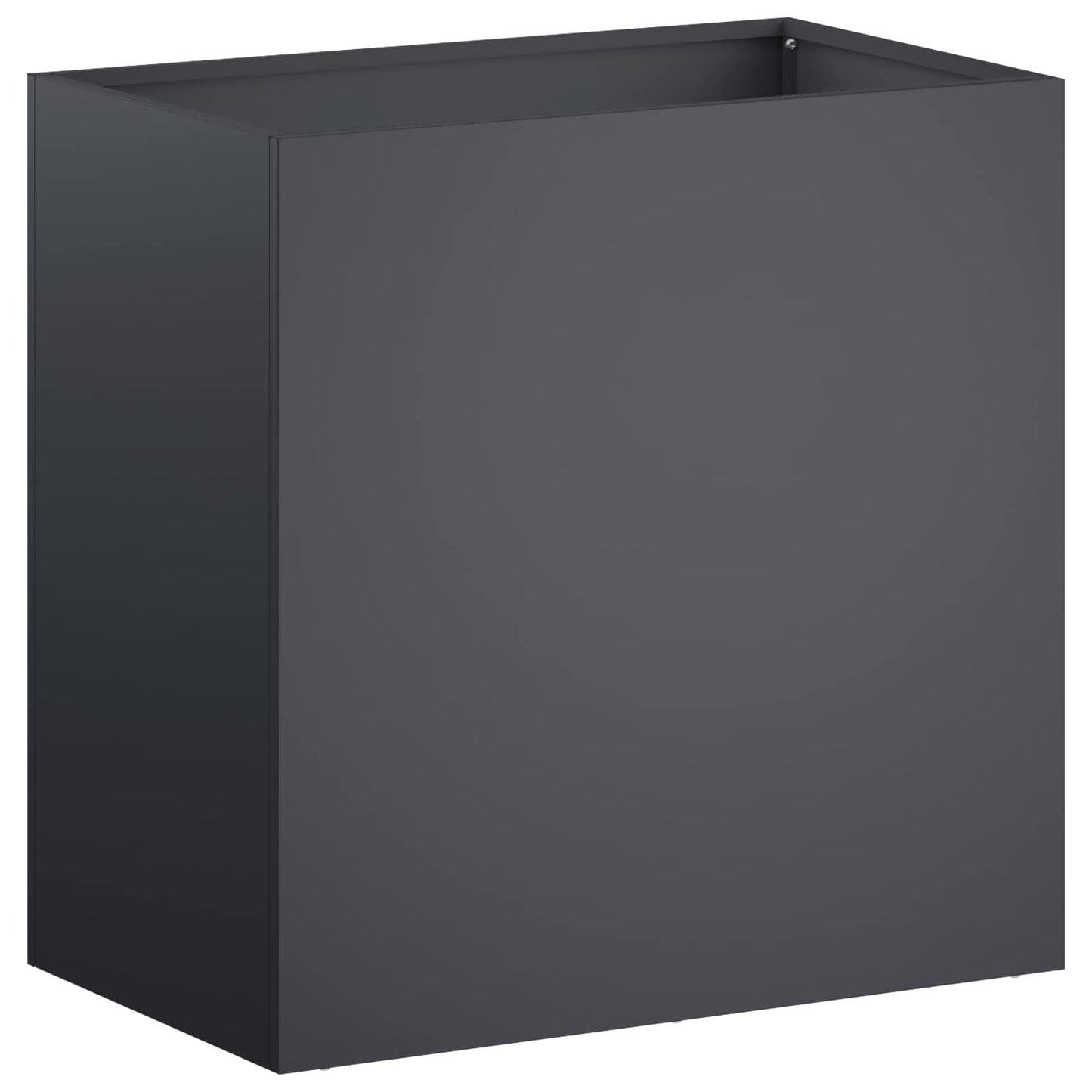 vidaXL Γλάστρα Κήπου 2 τμχ. Ανθρακί 50 x 30 x 40 εκ.
