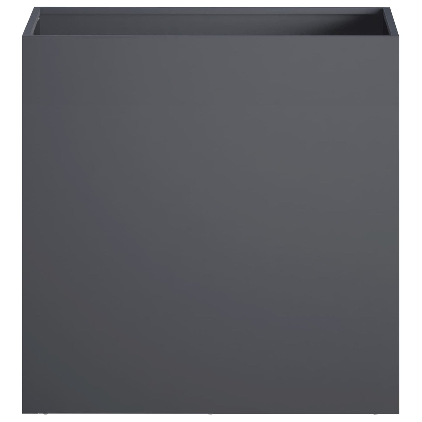 vidaXL Γλάστρα Κήπου 2 τμχ. Ανθρακί 50 x 30 x 40 εκ.