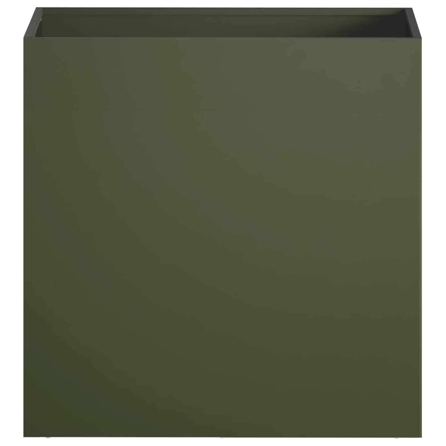 vidaXL Γλάστρα Κήπου Λαδί 50 x 30 x 50 cm Ψυχρής έλασης χάλυβας