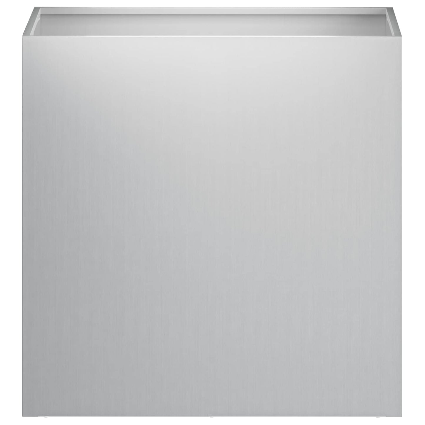 vidaXL Γλάστρα Κήπου Ασημί 50 x 30 x 50 cm Γαλβανισμένος Χάλυβας