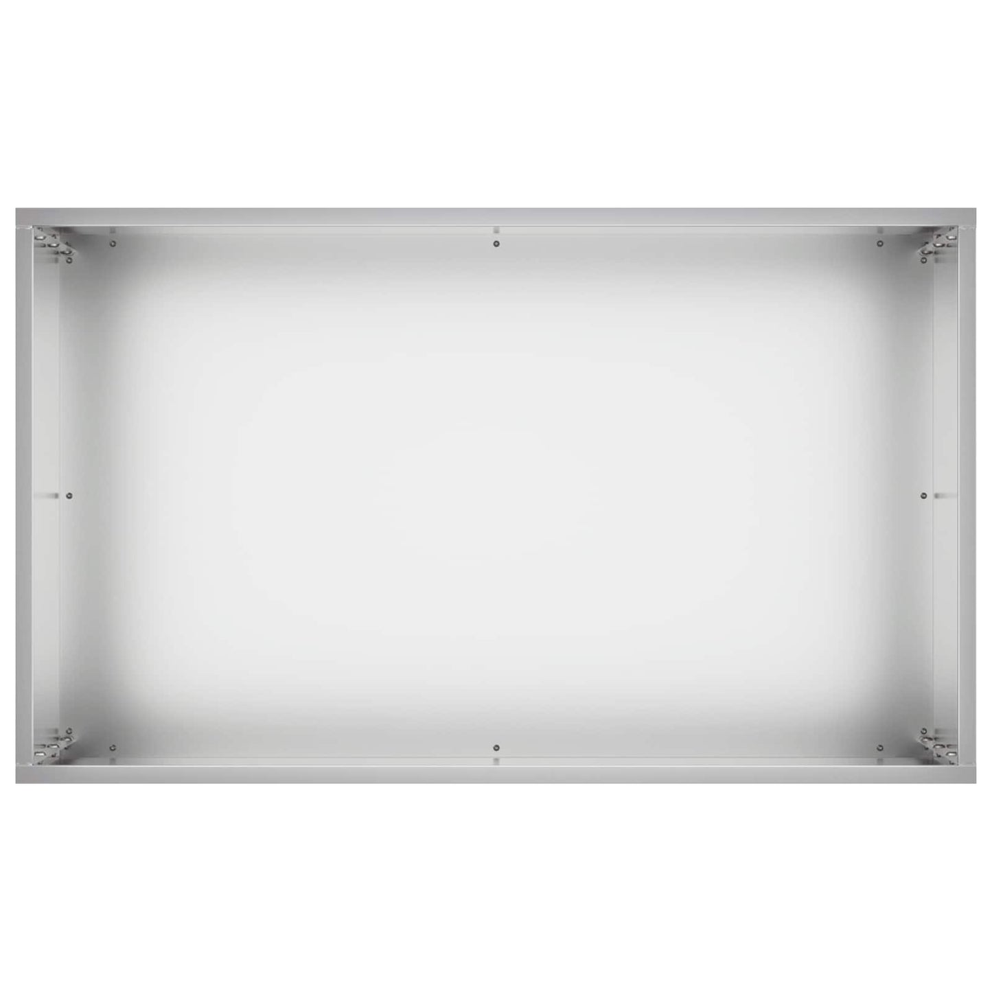 vidaXL Γλάστρα Κήπου Ασημί 50 x 30 x 50 cm Γαλβανισμένος Χάλυβας