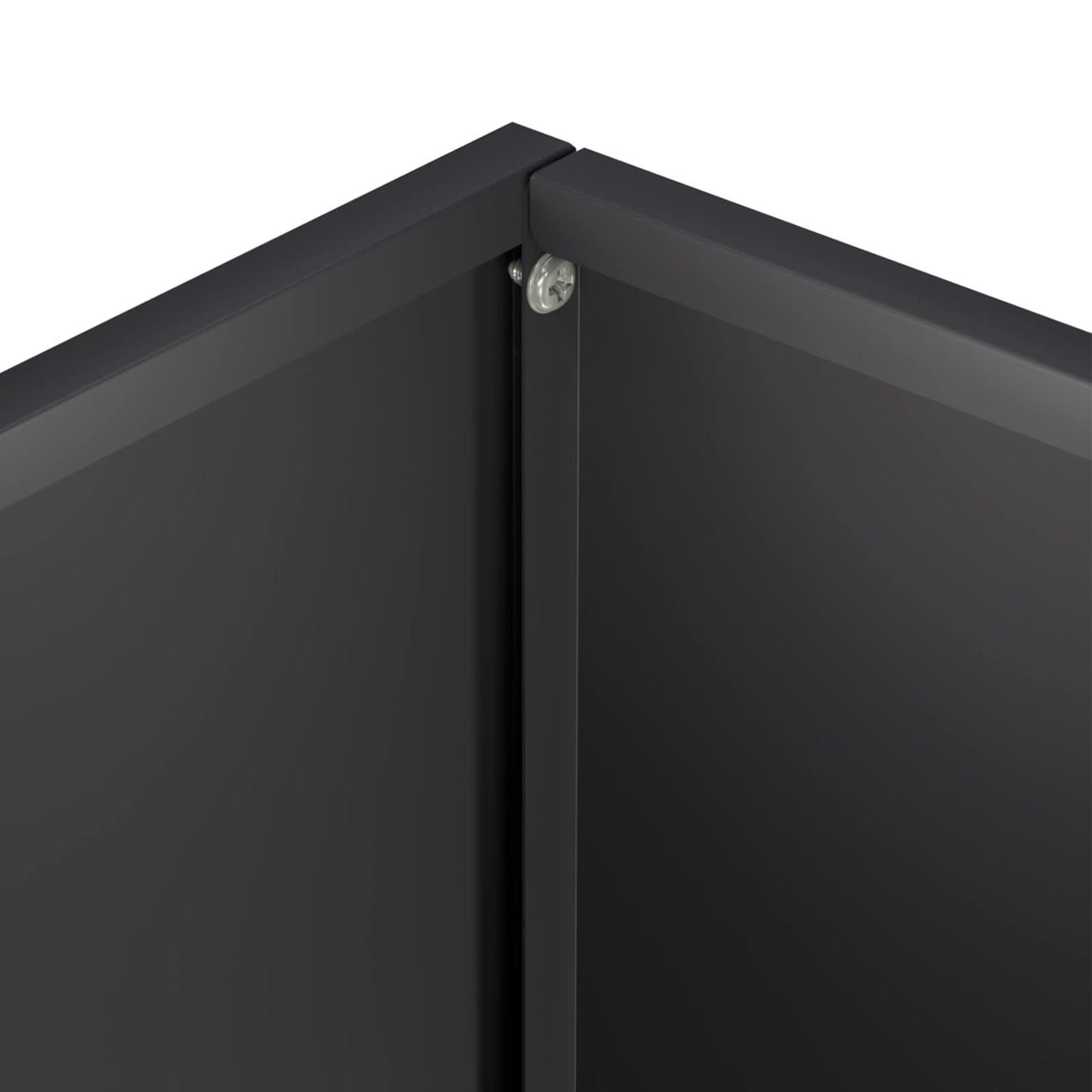 vidaXL Γλάστρα Κήπου 2 τμχ. Μαύρο 50 x 30 x 75 εκ