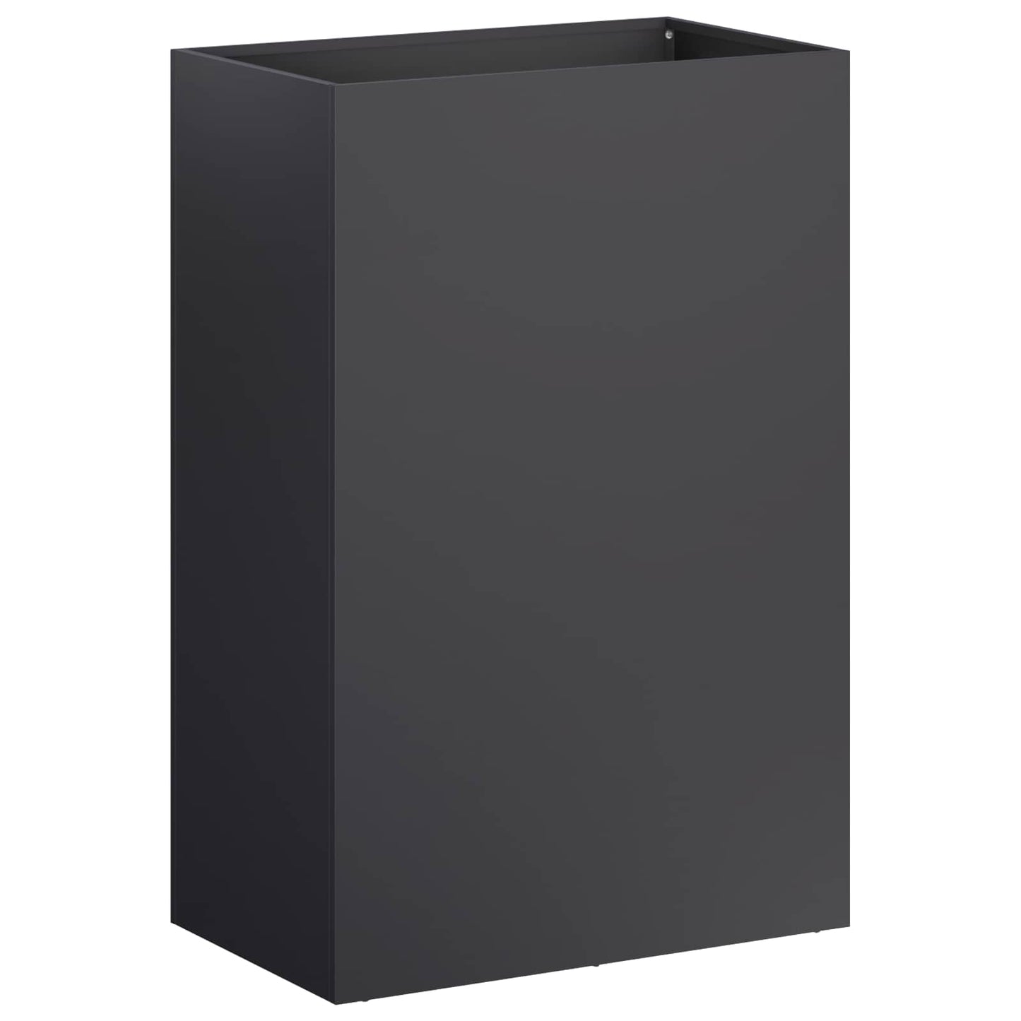 vidaXL Γλάστρα Κήπου 2 τμχ. Μαύρο 50 x 30 x 75 εκ