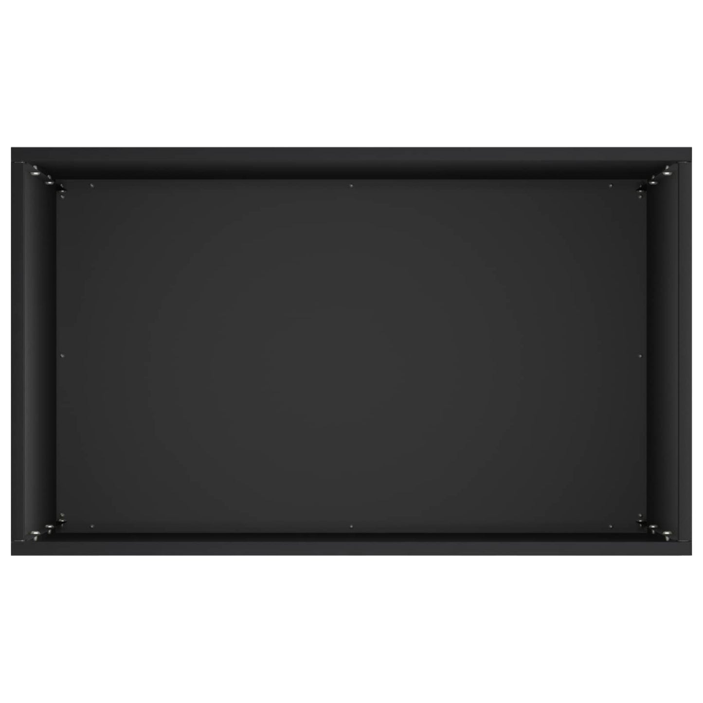 vidaXL Γλάστρα Κήπου 2 τμχ. Μαύρο 50 x 30 x 75 εκ