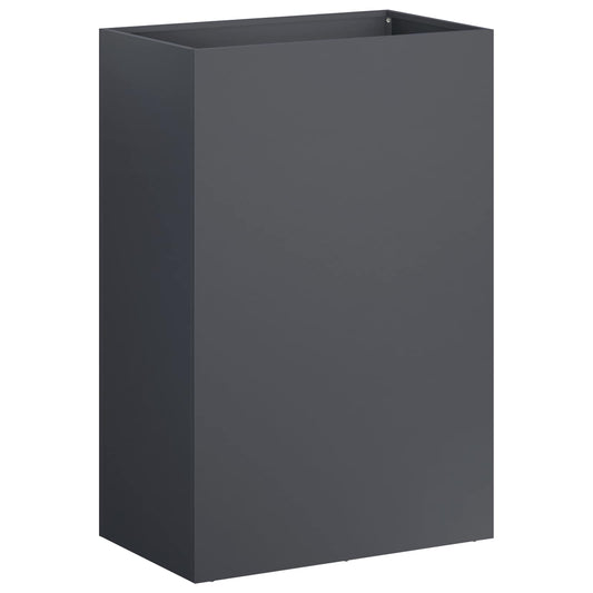 vidaXL Γλάστρα Κήπου Ανθρακί 50 x 30 x 75 εκ Ψυχρής έλασης χάλυβας