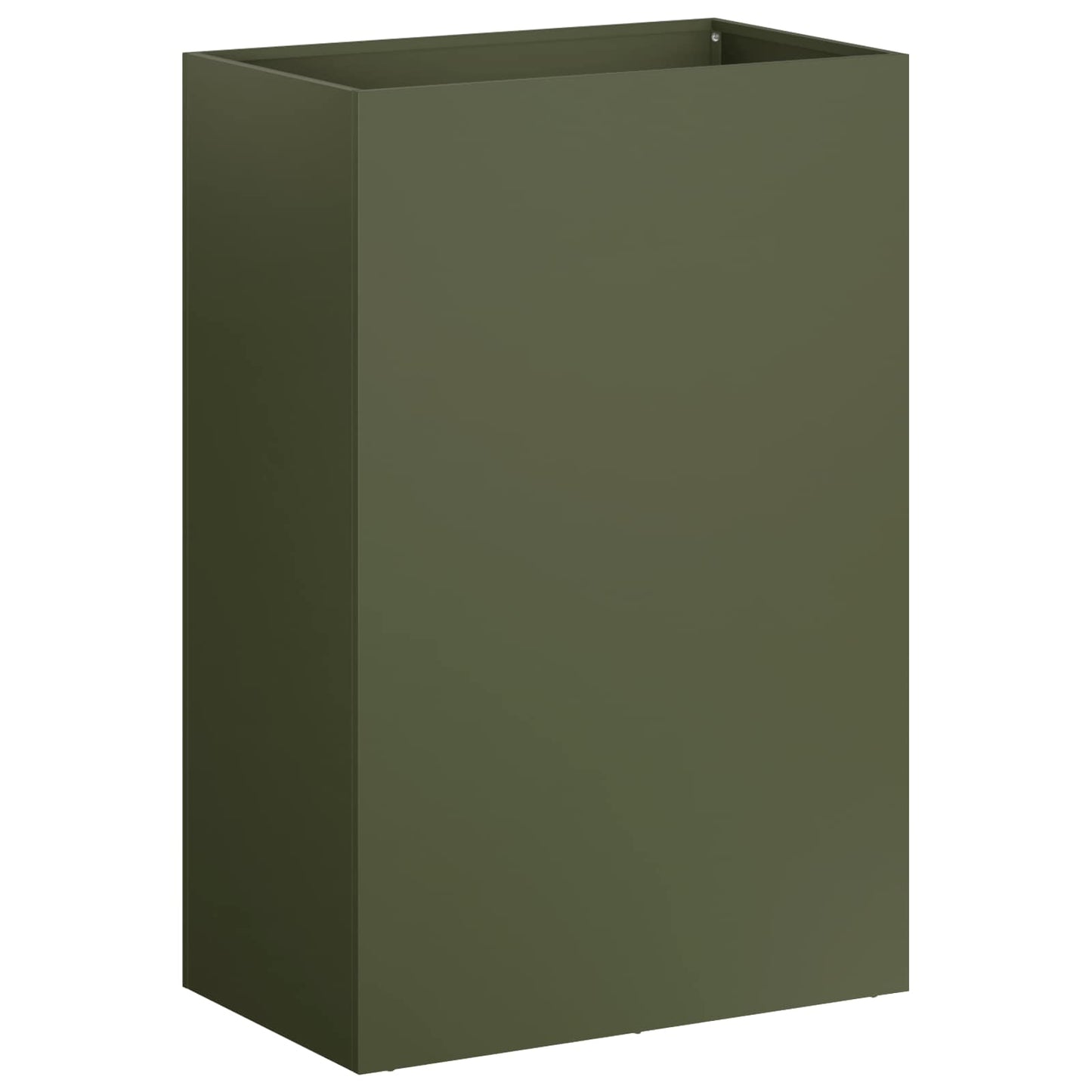 vidaXL Γλάστρα Κήπου 2 τμχ. Λαδί 50 x 30 x 75 εκ Ψυχρής έλασης χάλυβας