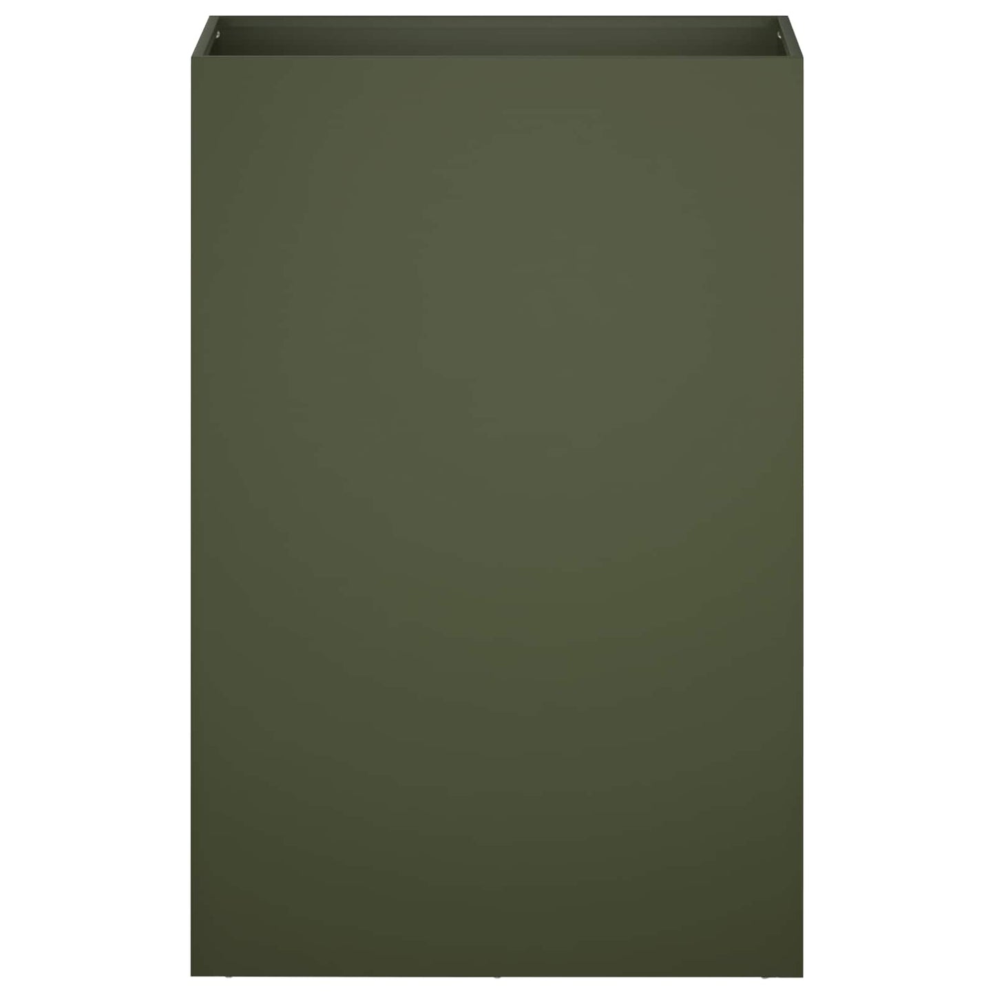 vidaXL Γλάστρα Κήπου 2 τμχ. Λαδί 50 x 30 x 75 εκ Ψυχρής έλασης χάλυβας
