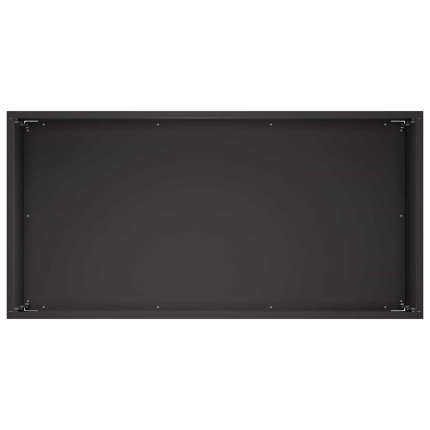vidaXL Γλάστρα Κήπου Μαύρο 60 x 30 x 40 εκ. Ψυχρής έλασης χάλυβας