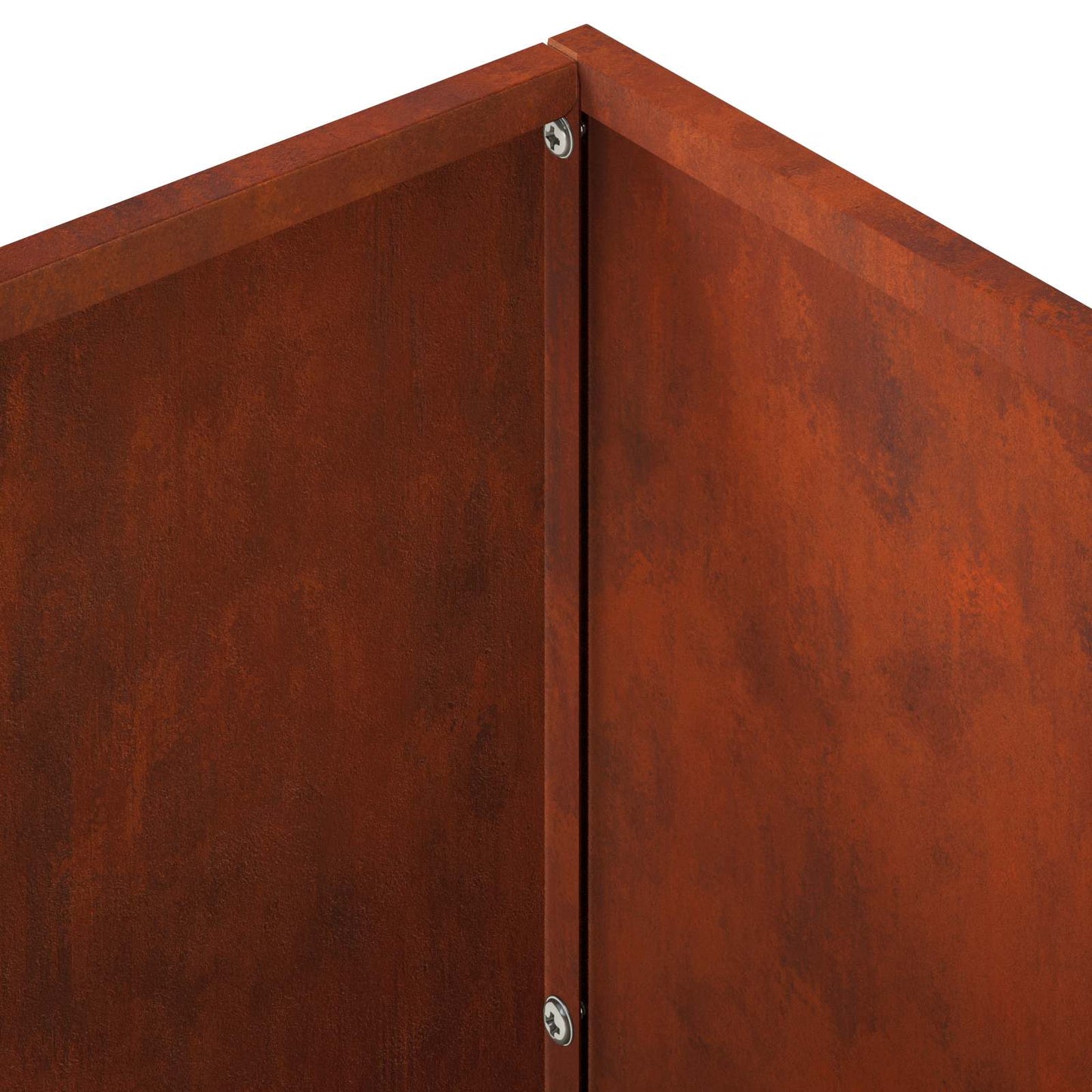 vidaXL Γλάστρα Κήπου 2 τμχ. Σκ rusty 60 x 30 x 40 εκ.