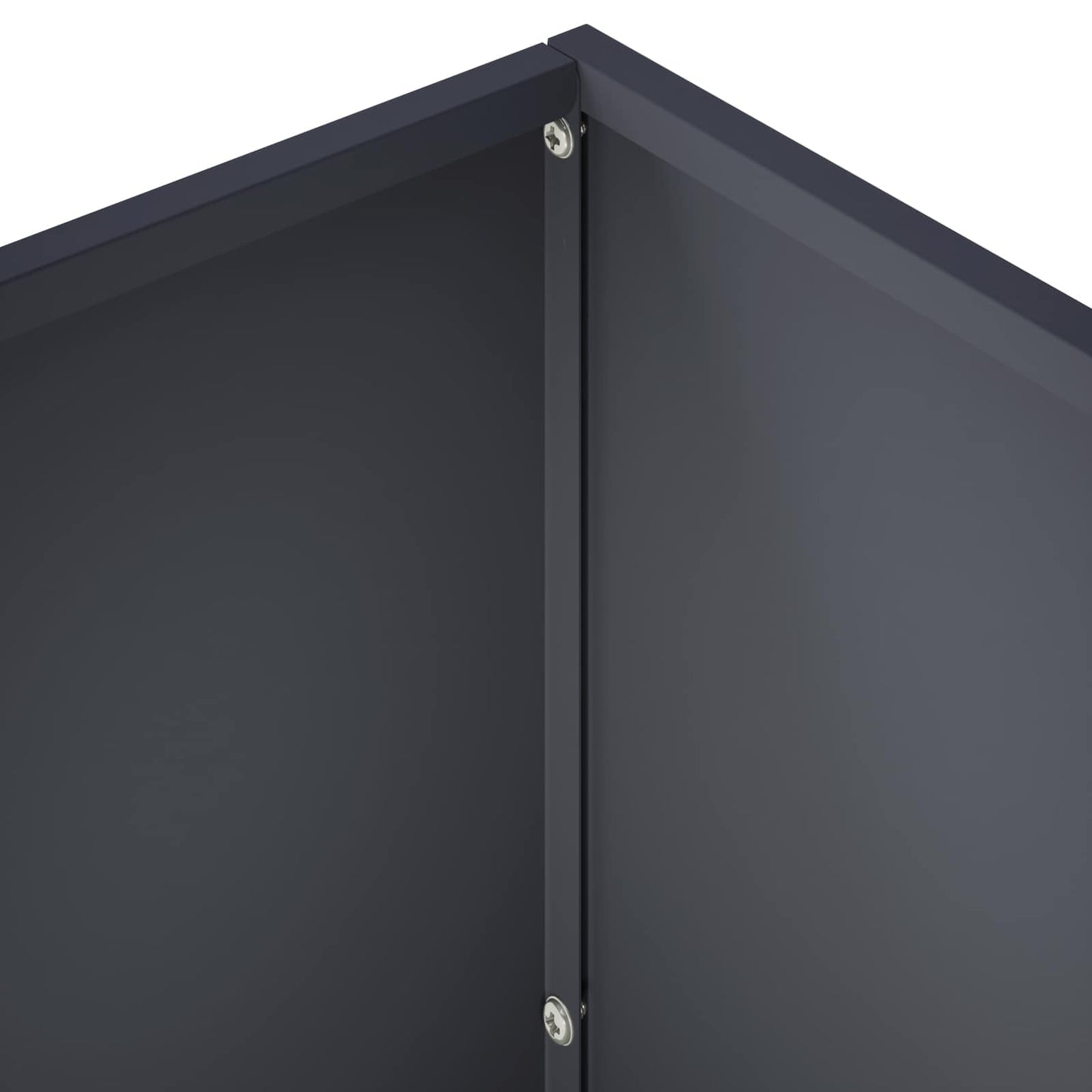 vidaXL Γλάστρα Κήπου 2 τμχ. Ανθρακί 60 x 30 x 50 εκ.