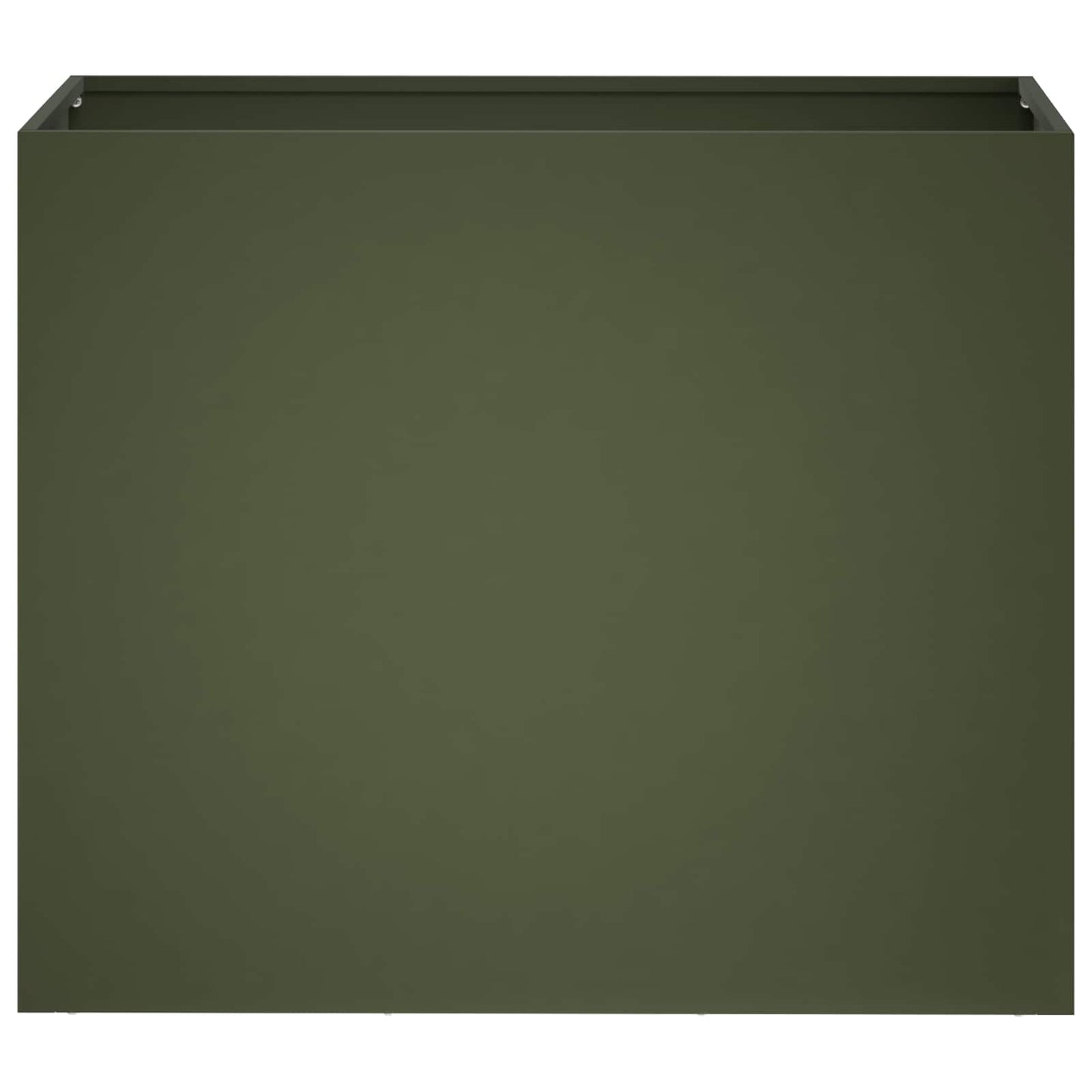 vidaXL Γλάστρα Κήπου Λαδί 60 x 30 x 50 εκ. Ψυχρής έλασης χάλυβας