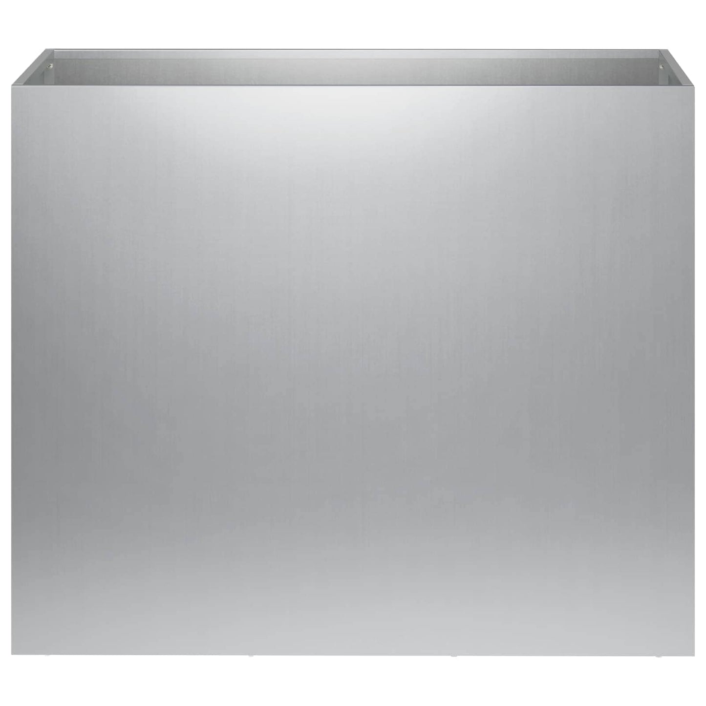 vidaXL Γλάστρα Κήπου Ασημί 60 x 30 x 50 εκ. Γαλβανισμένος Χάλυβας