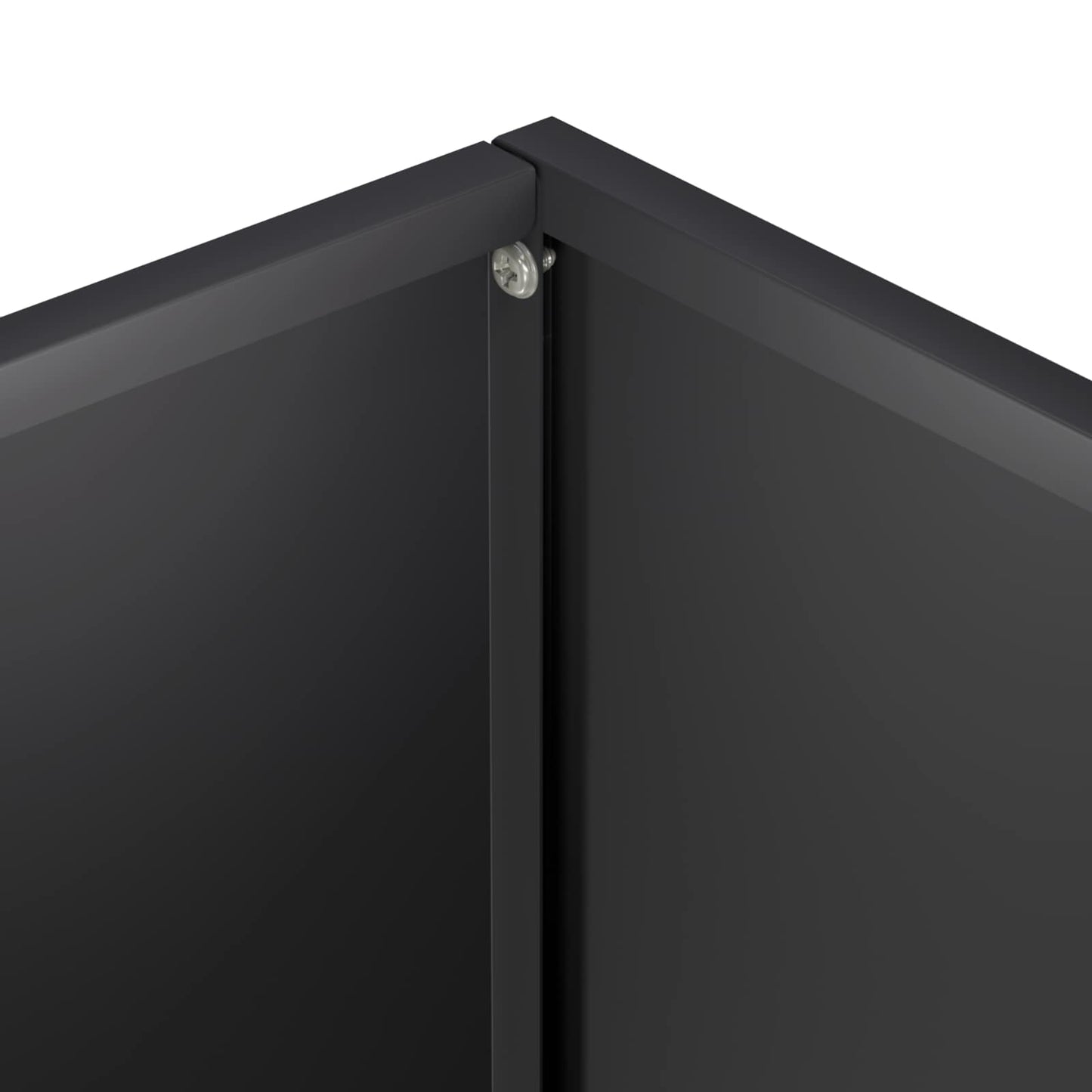 vidaXL Γλάστρα Κήπου 2 τμχ. Μαύρο 80 x 30 x 40 εκ