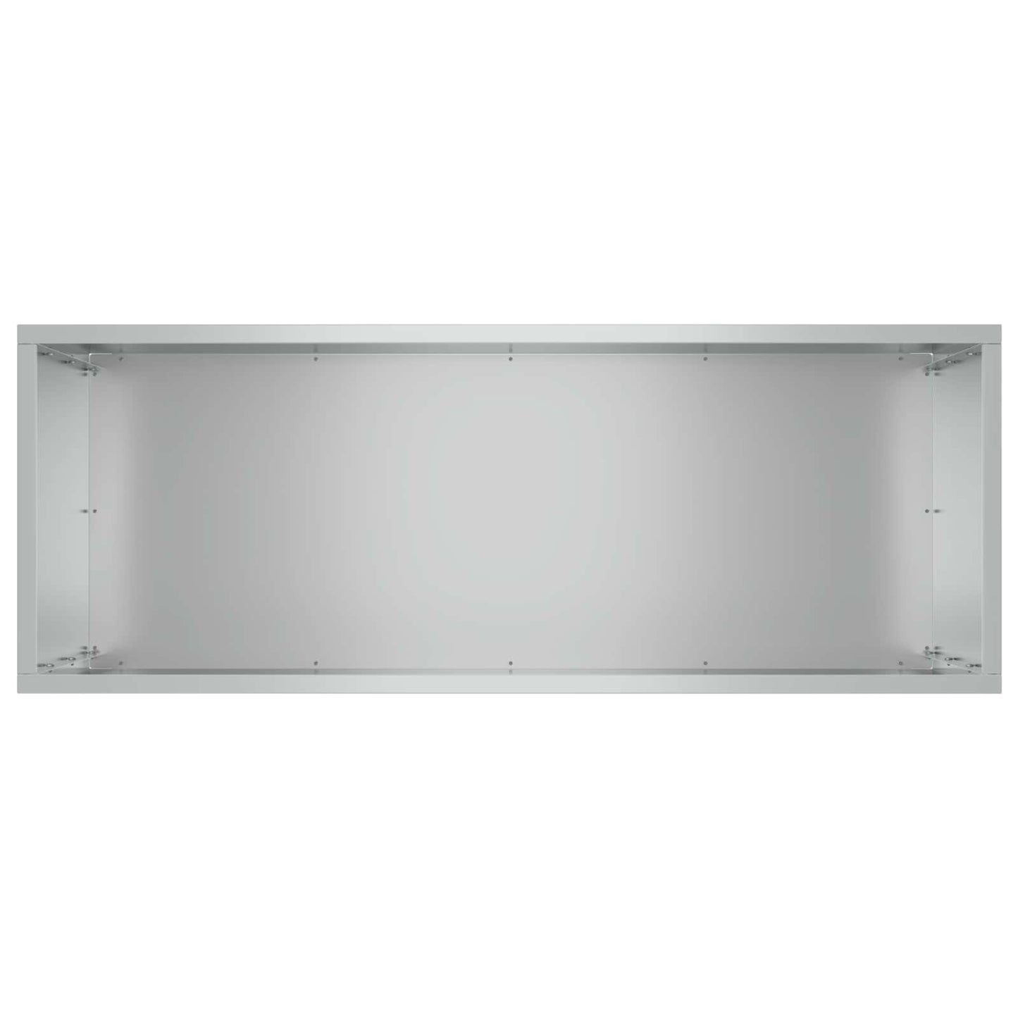 vidaXL Γλάστρα Κήπου Ασημί 80 x 30 x 40 εκ Γαλβανισμένος Χάλυβας