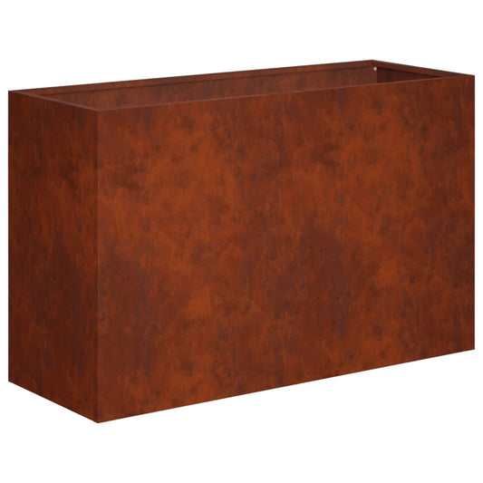 vidaXL Γλάστρα Κήπου Σκ rusty 80 x 30 x 40 εκ
