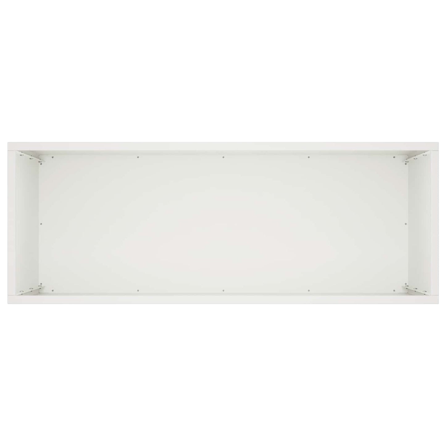 vidaXL Γλάστρα Κήπου Λευκό 80 x 30 x 50 εκ Ψυχρής έλασης χάλυβας