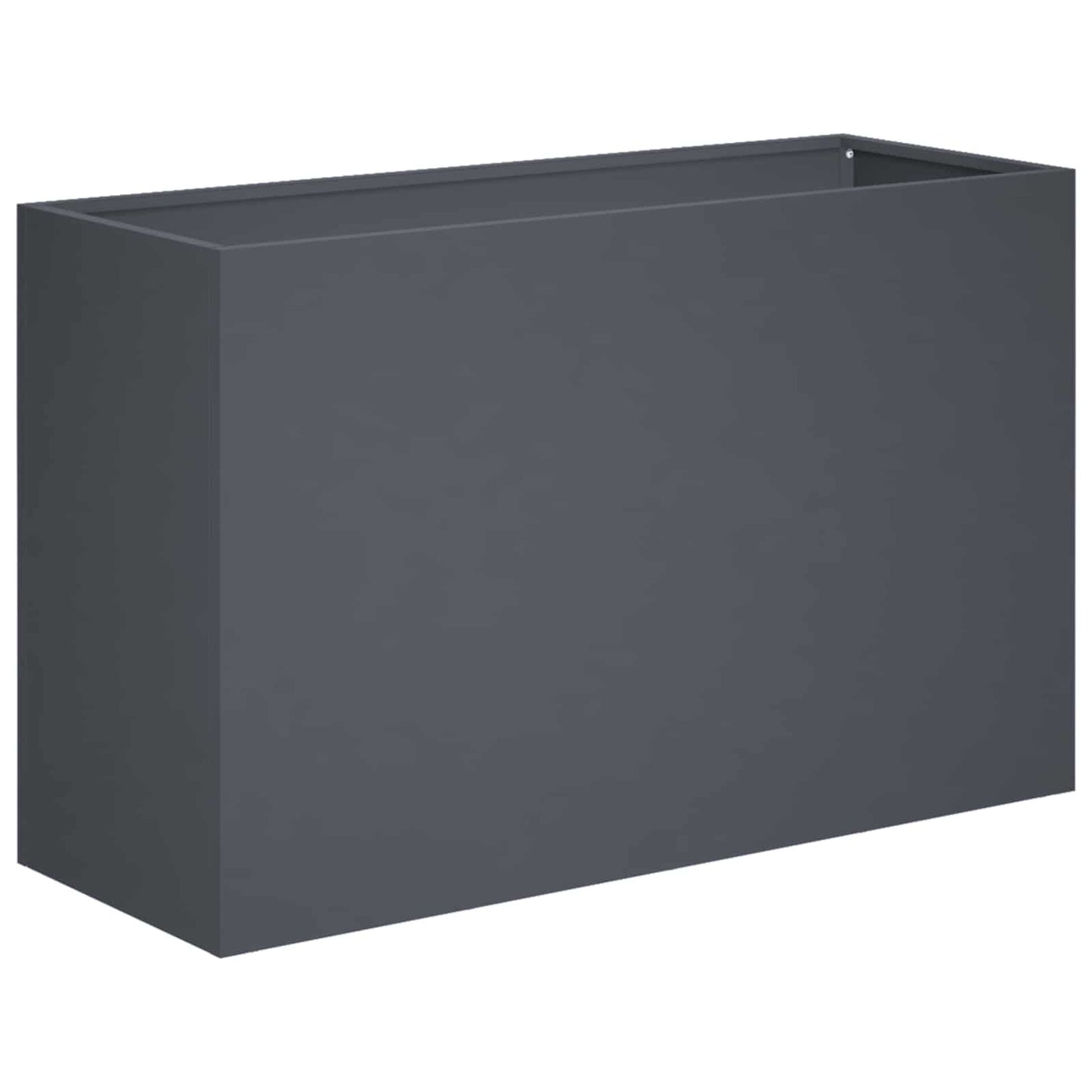 vidaXL Γλάστρα Κήπου 2 τμχ. Ανθρακί 80 x 30 x 50 εκ