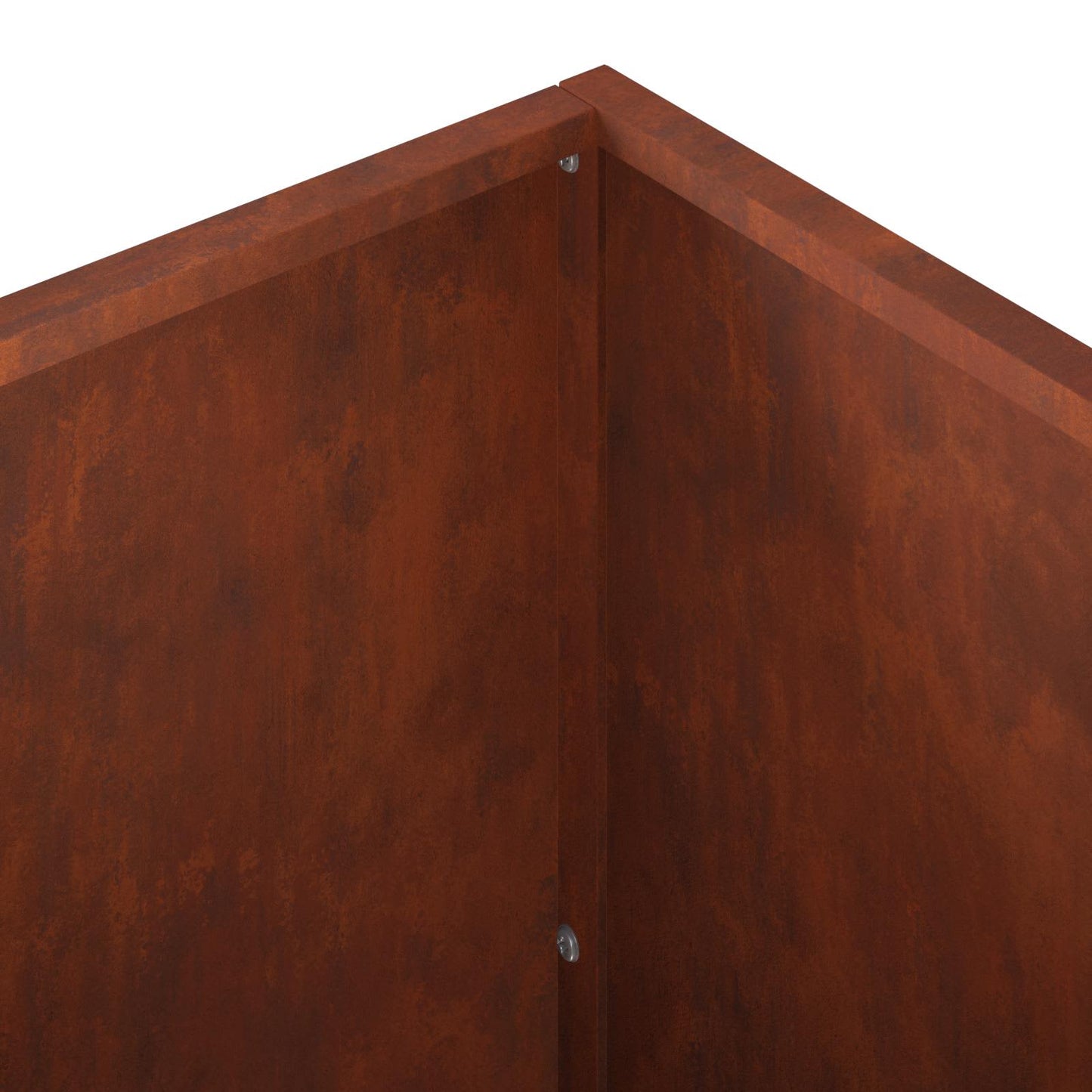 vidaXL Γλάστρα Κήπου 2 τμχ. Σκ rusty 100 x 30 x 40 εκ