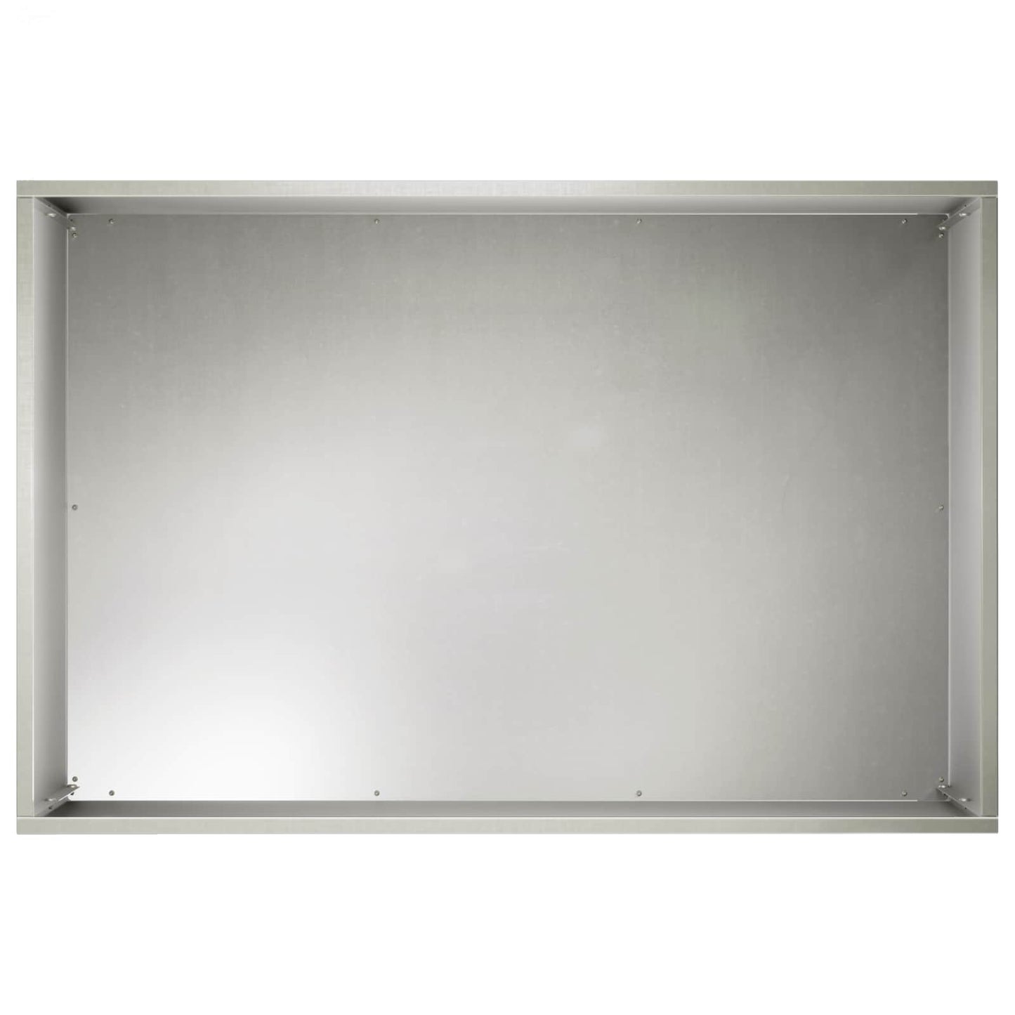 vidaXL Γλάστρα Κήπου Ασημί 50 x 40 x 40 εκ. Ανοξείδωτο Ατσάλι