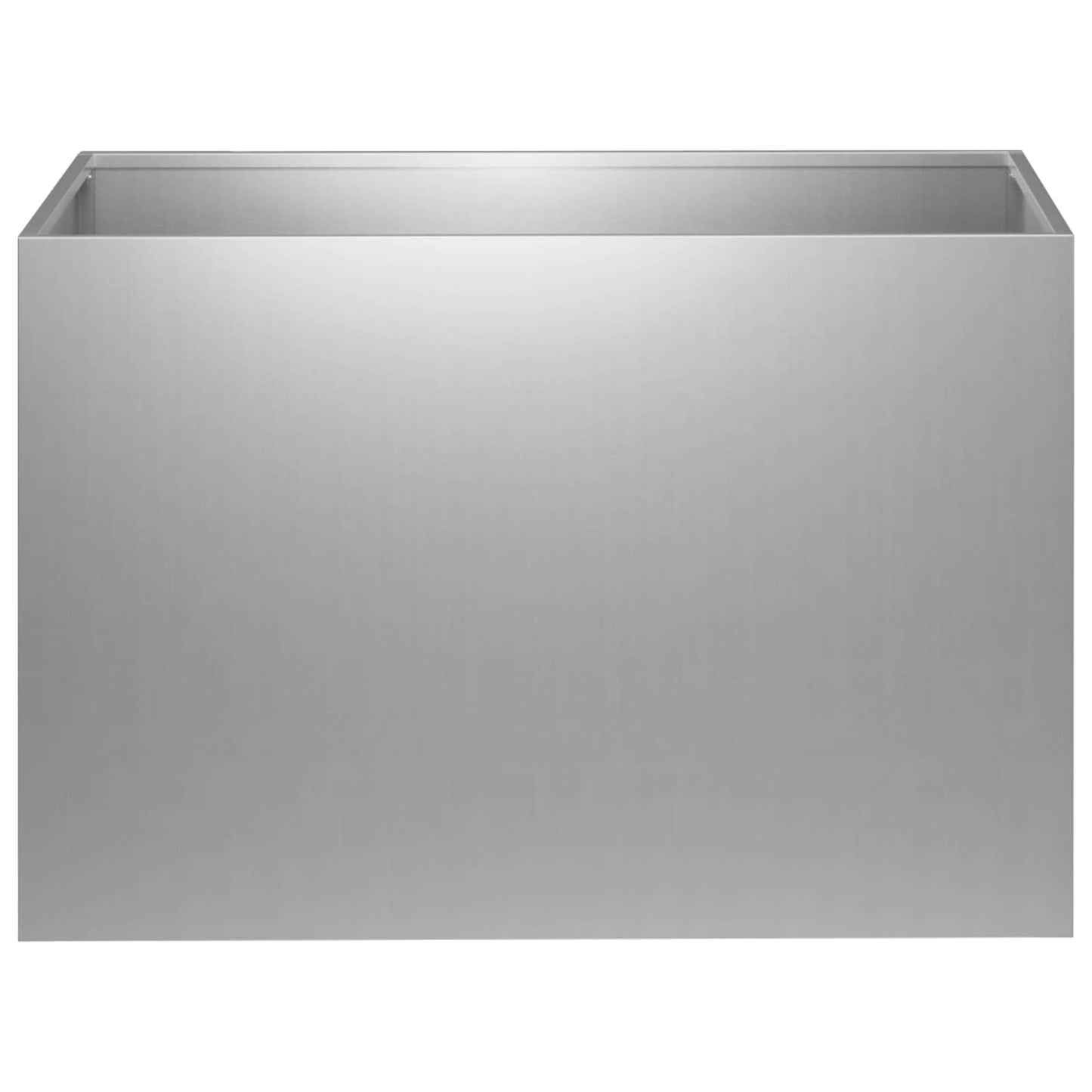 vidaXL Γλάστρα Κήπου 2 τμχ. Ασημί 50 x 40 x 40 εκ.